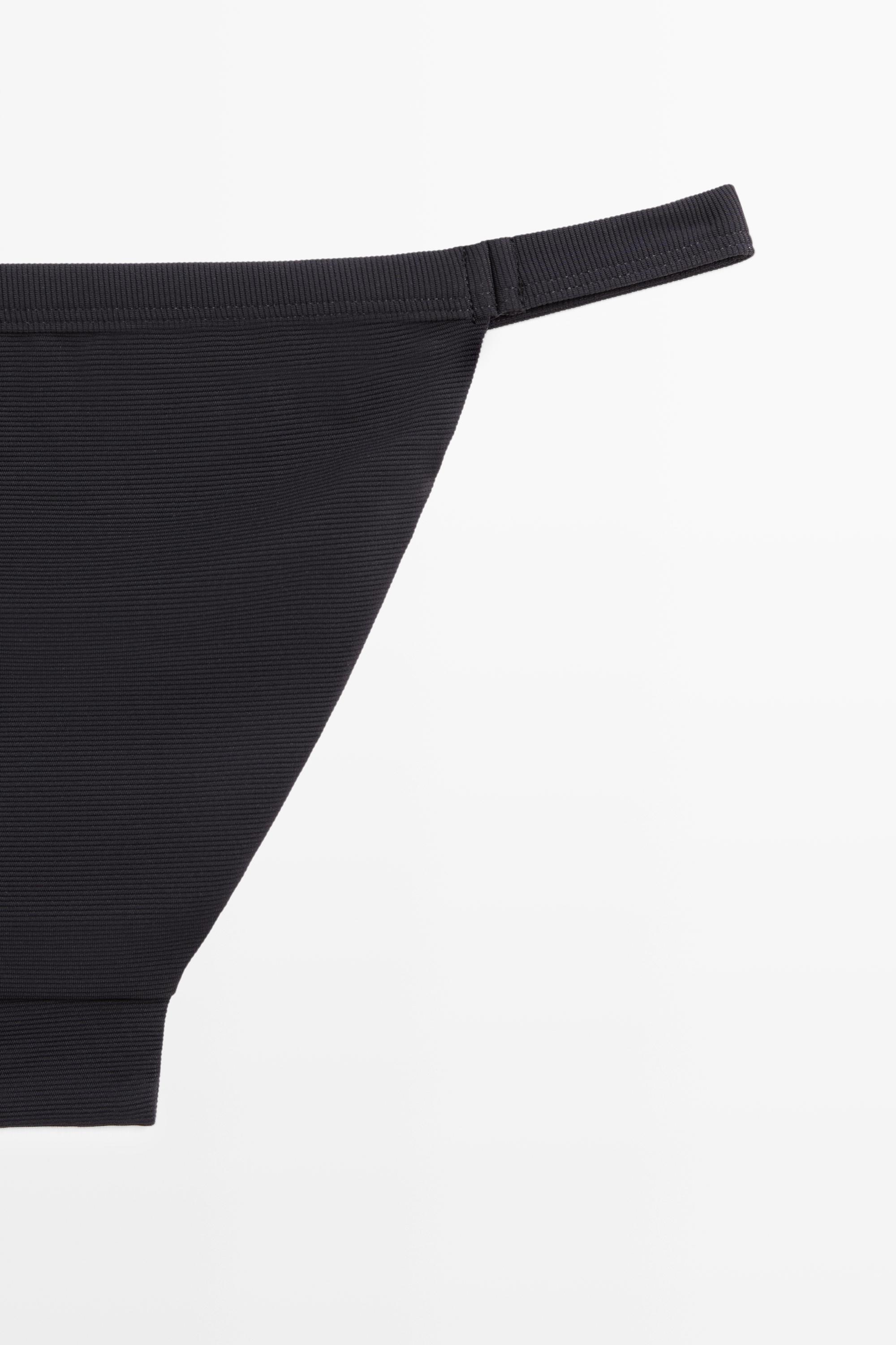 Triangle bikini bottoms — BLACK