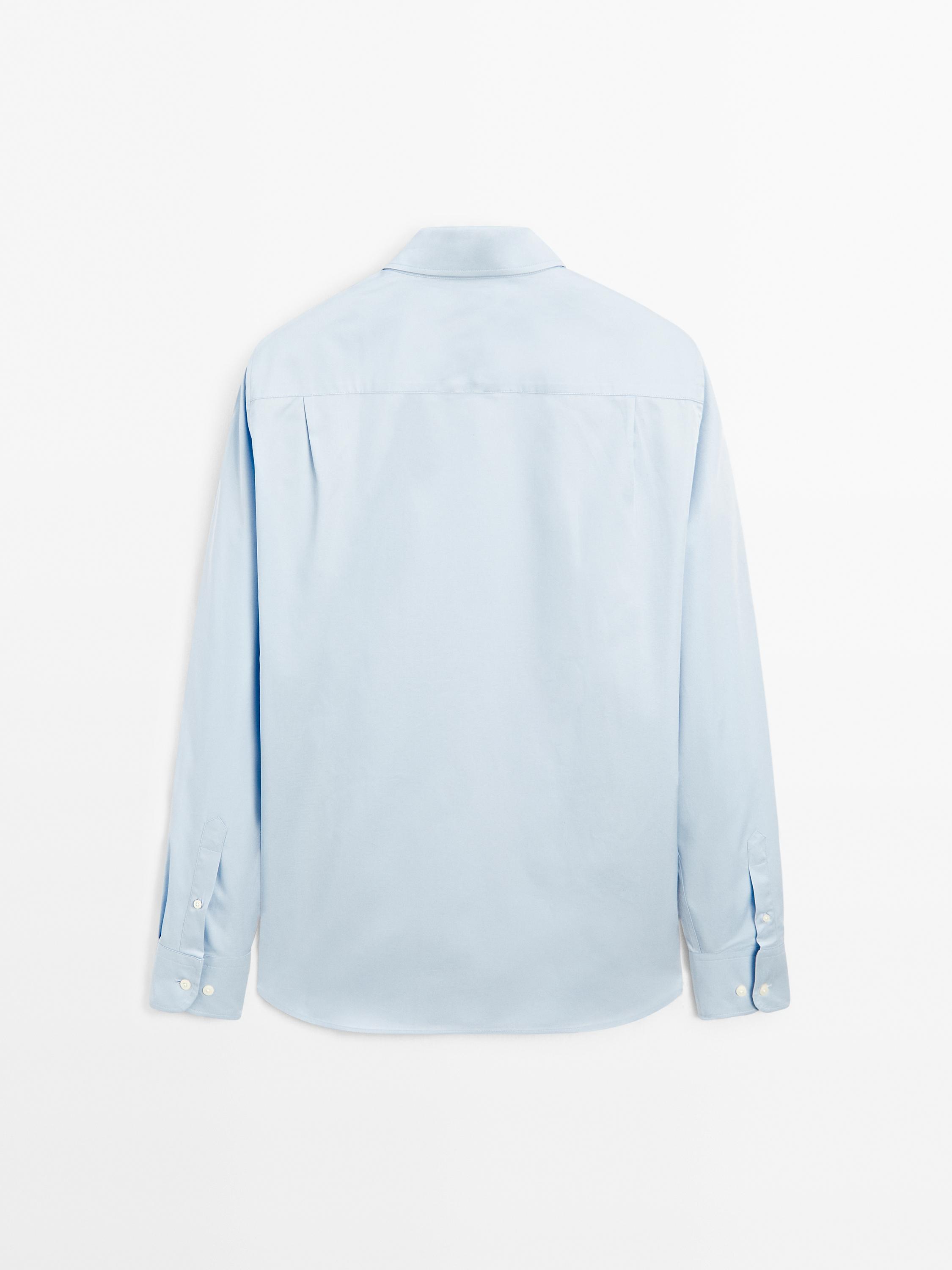 Regular-fit 100% cotton shirt
