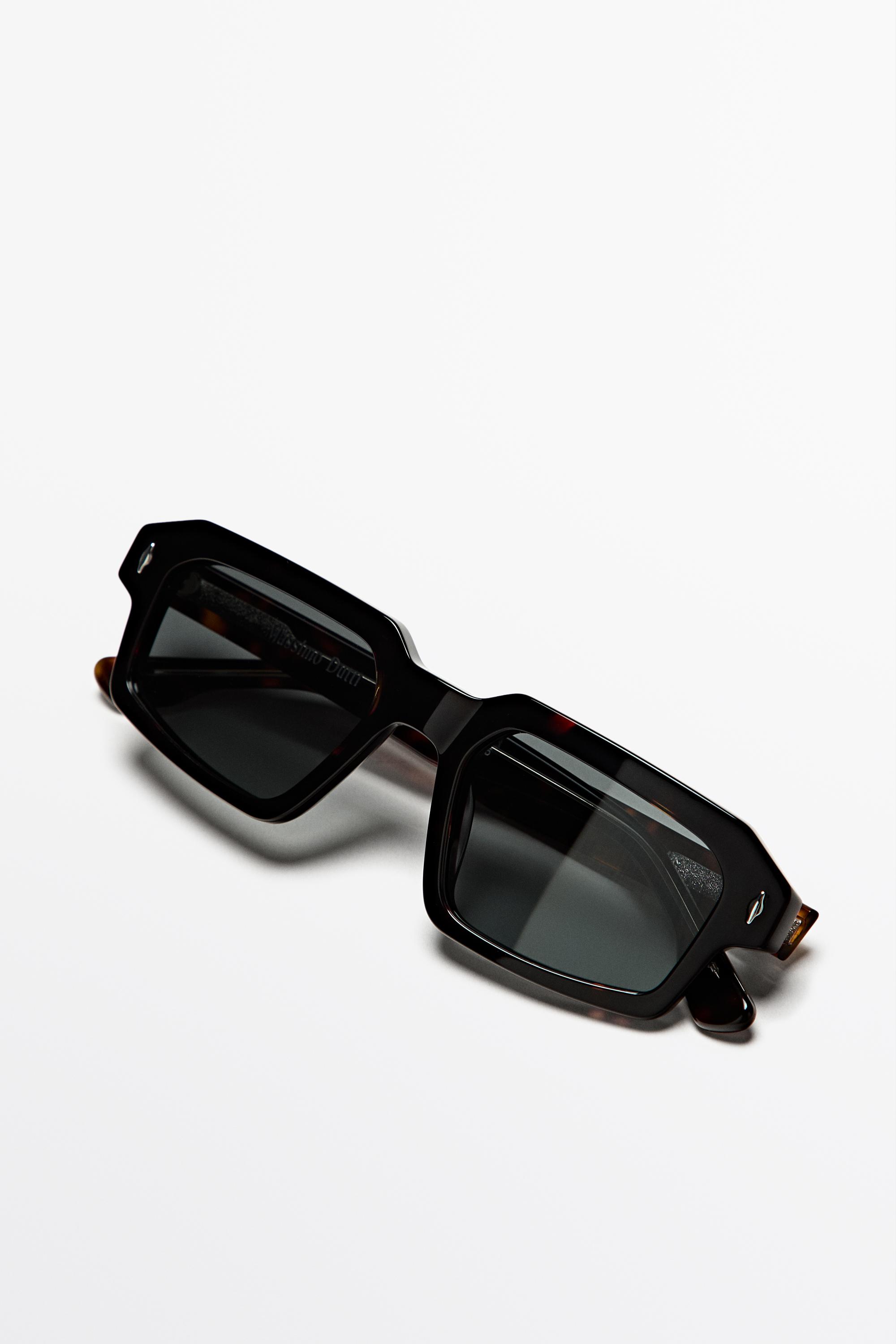 Rectangular sunglasses — BROWN