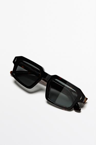 Rectangular sunglasses — BROWN 4