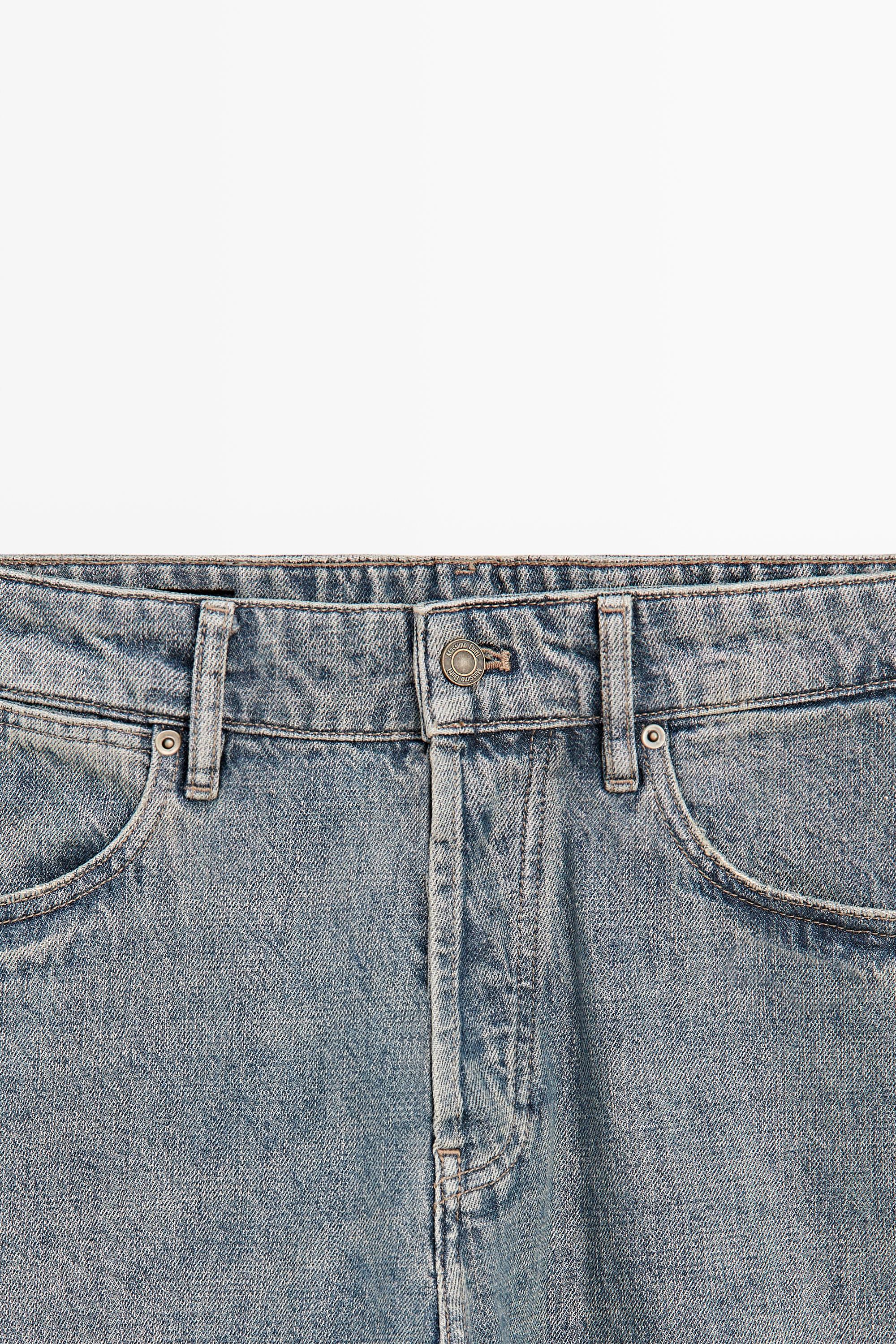 Jeans wide fit in puro cotone