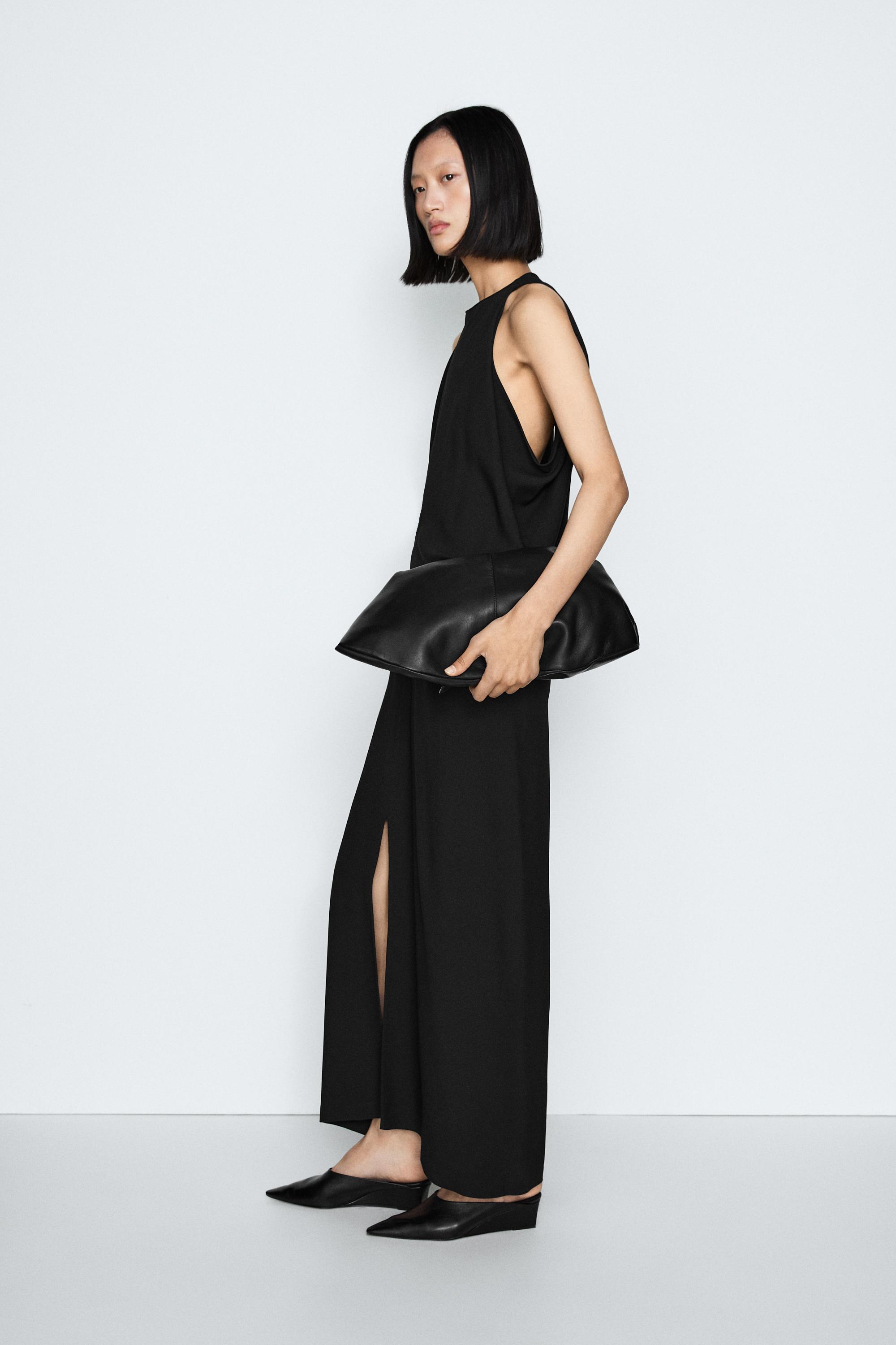 Robe midi à plis