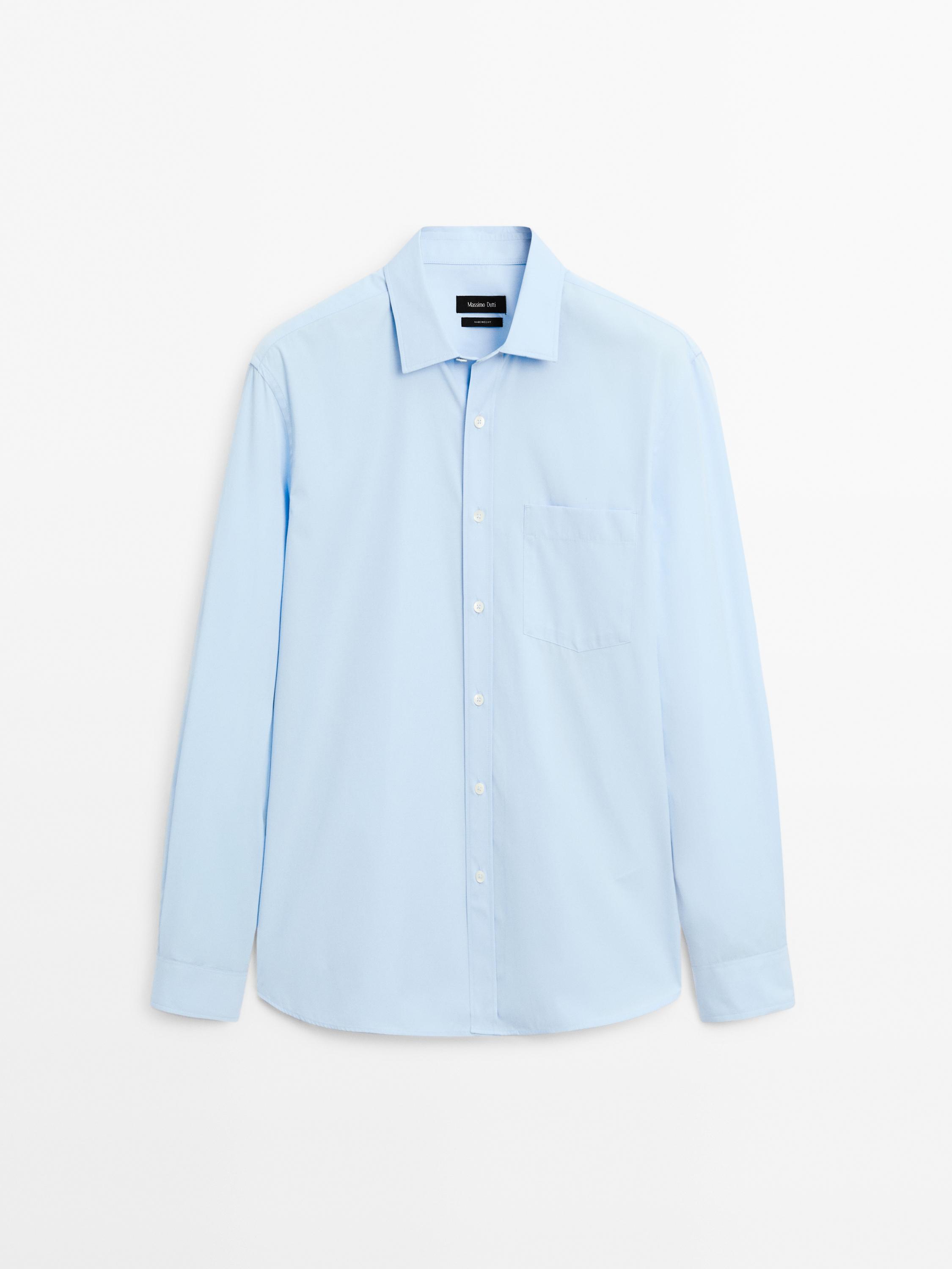 Regular fit 100% cotton shirt