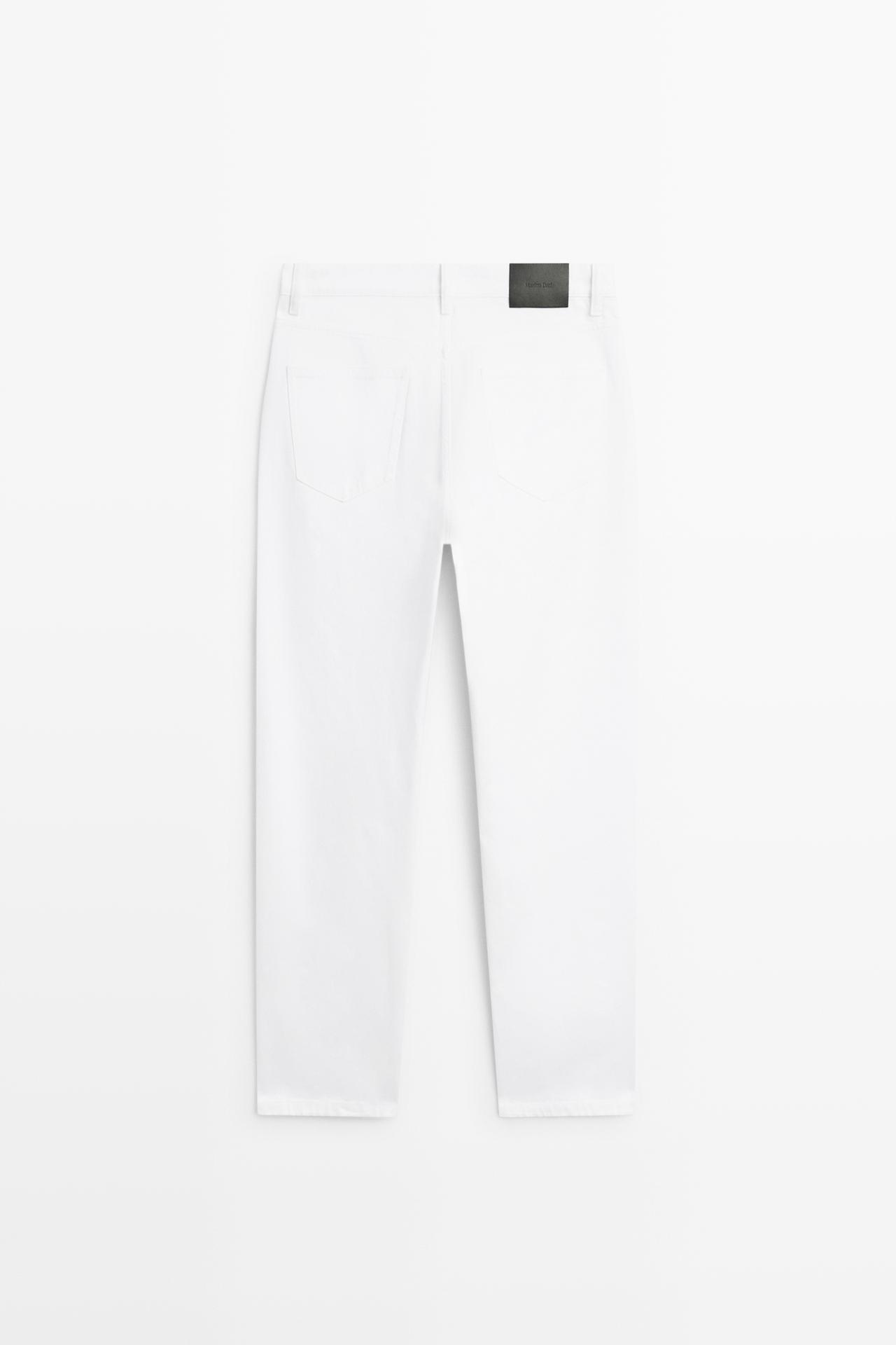 Straight-leg jeans — WHITE