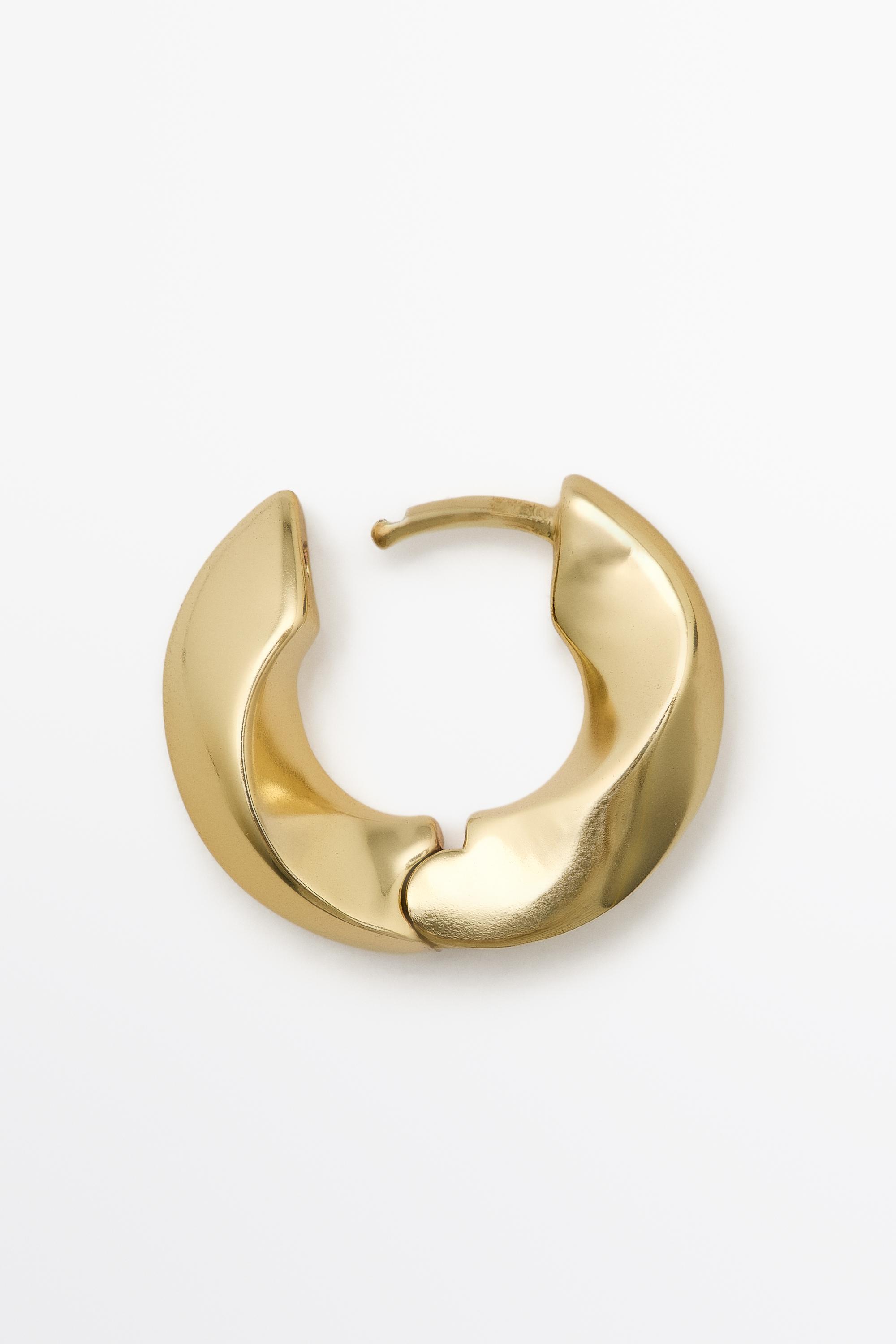 Mini hoop earrings — GOLDEN