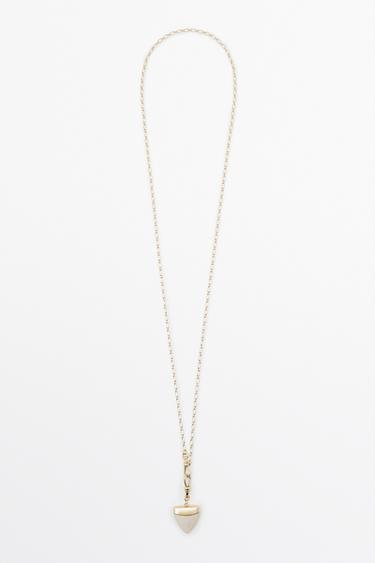 Stone tusk necklace — GOLDEN 1