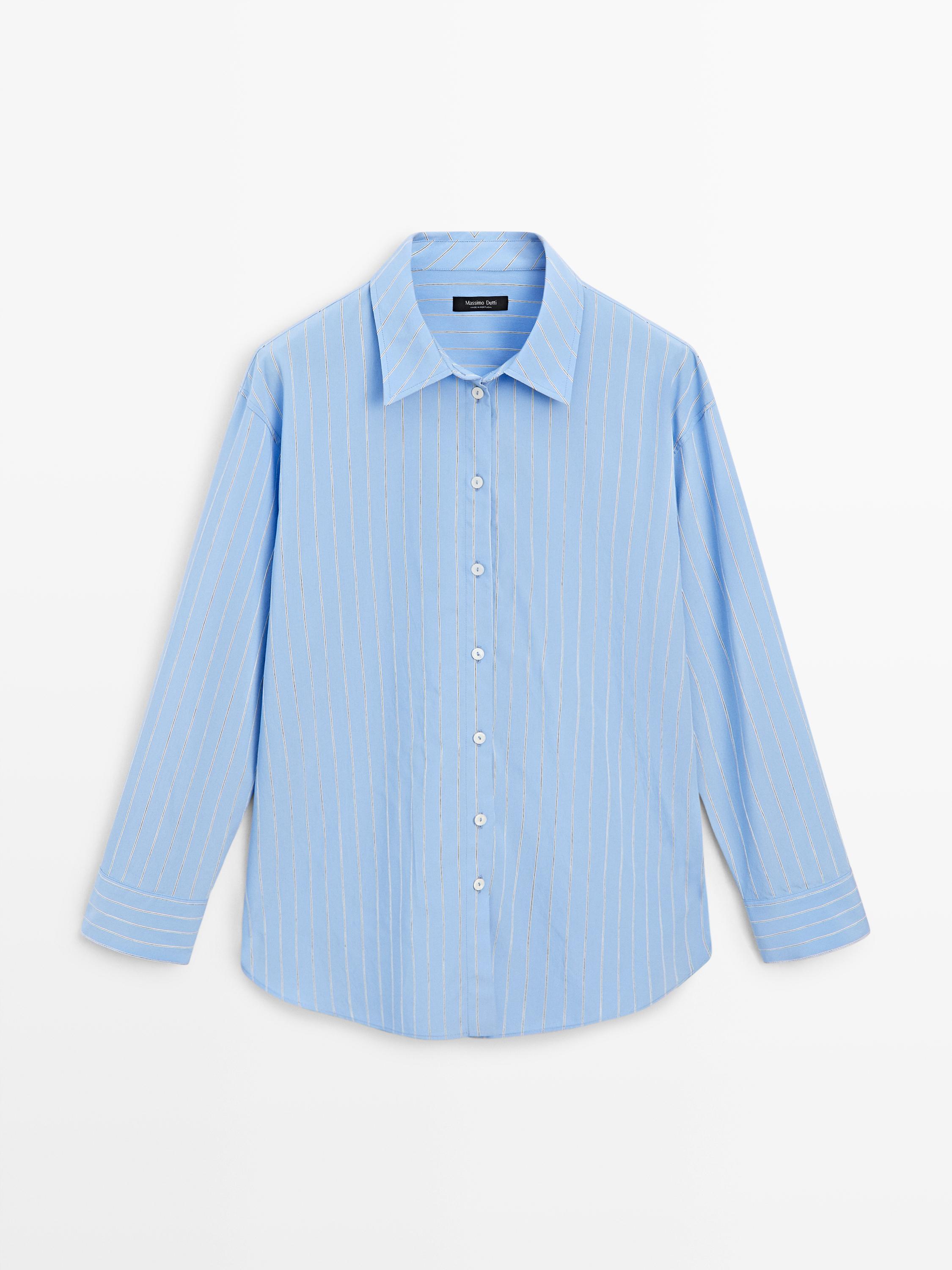 Chemisier ample à rayures