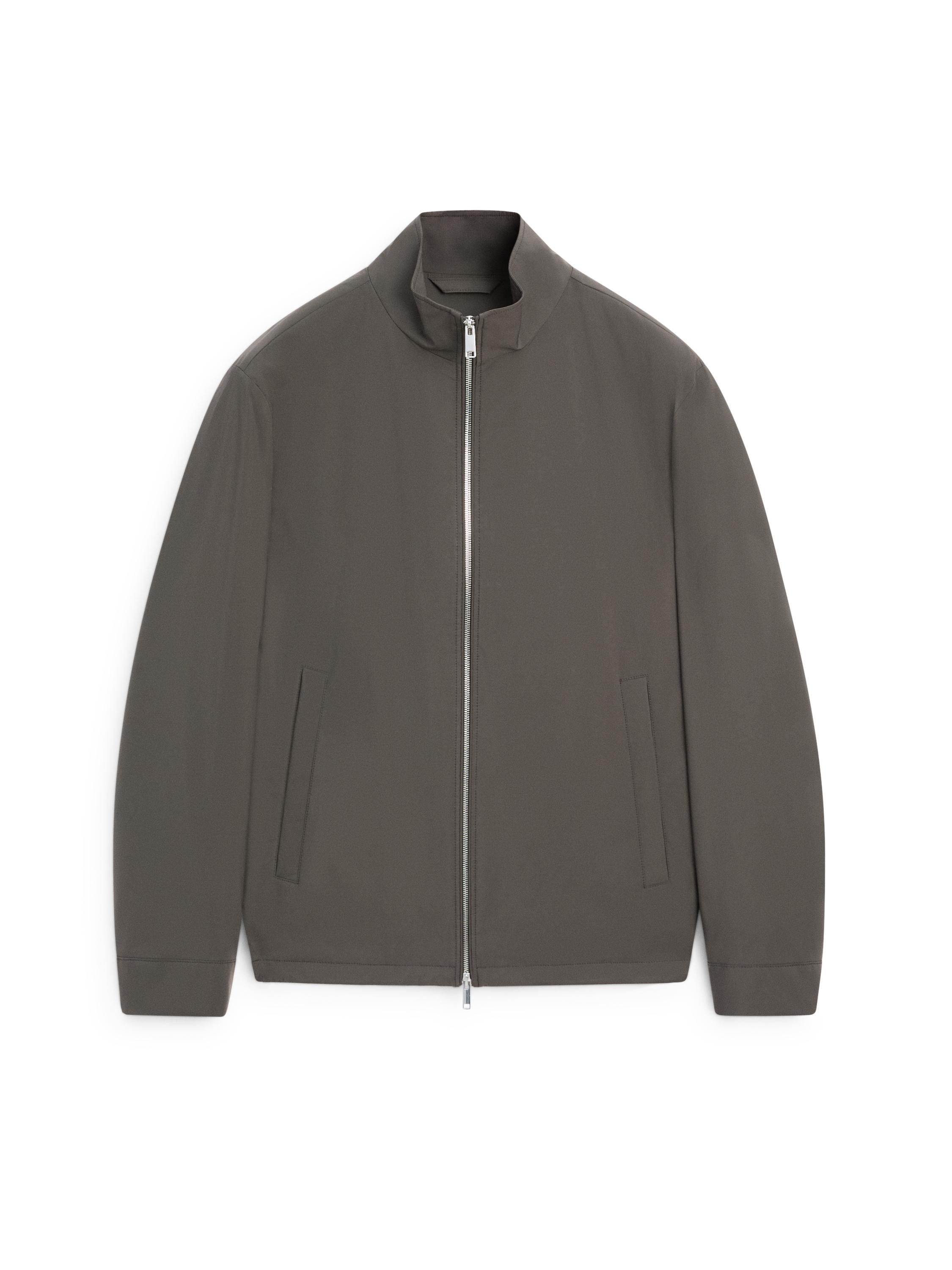 Two-way stretch fabric jacket — GREEN
