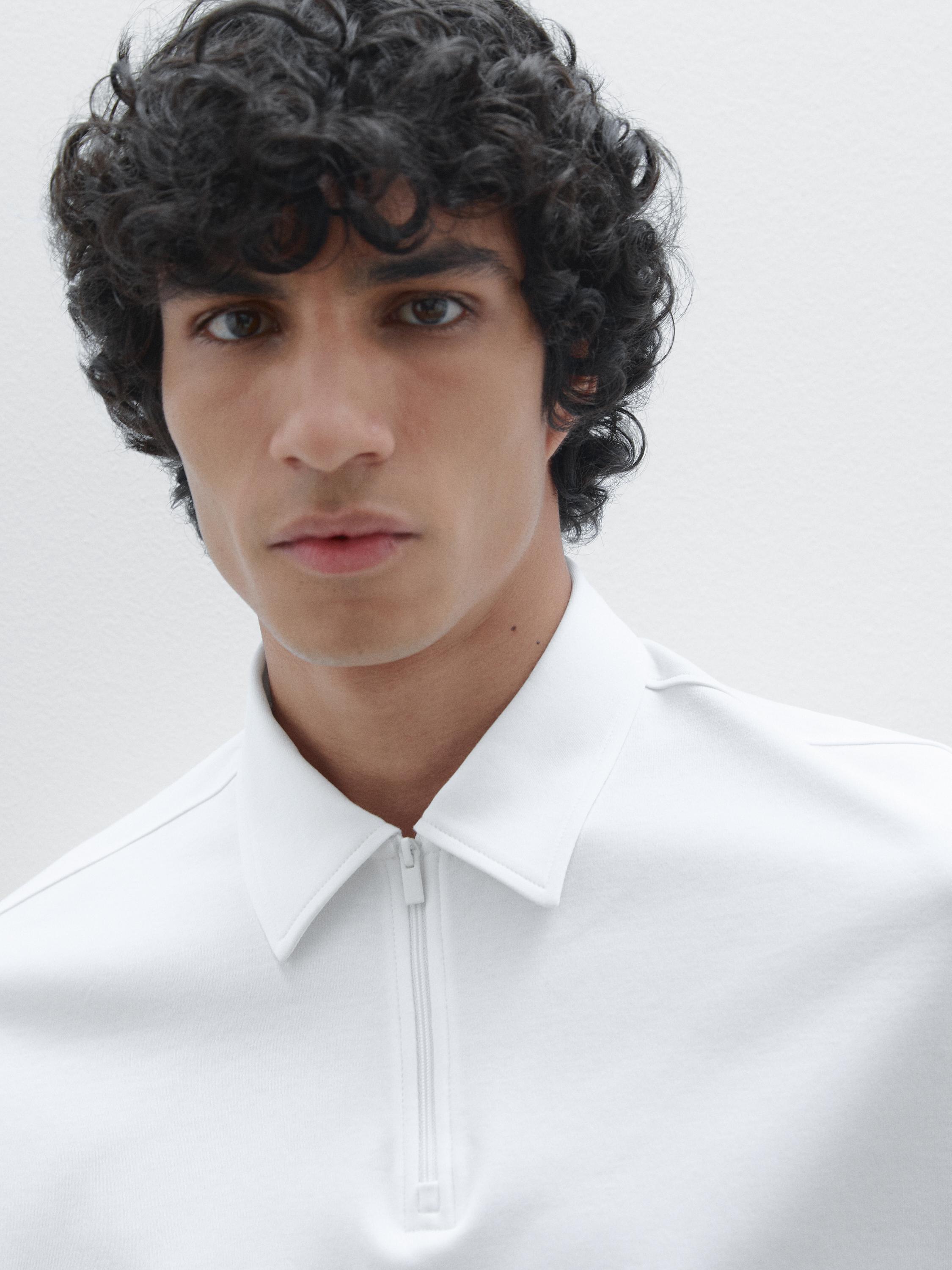 Polo 100 % coton à manches courtes