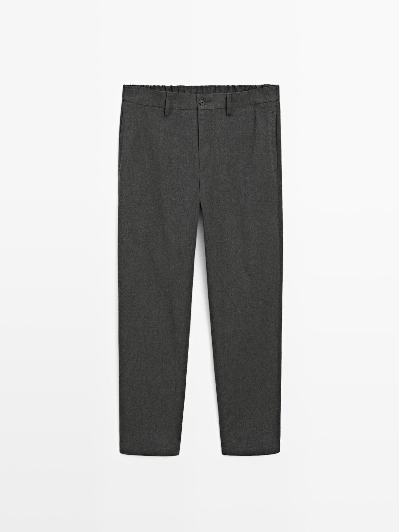 Massimo Dutti - Herre - Jogger Fit Bukser - Grå - 40