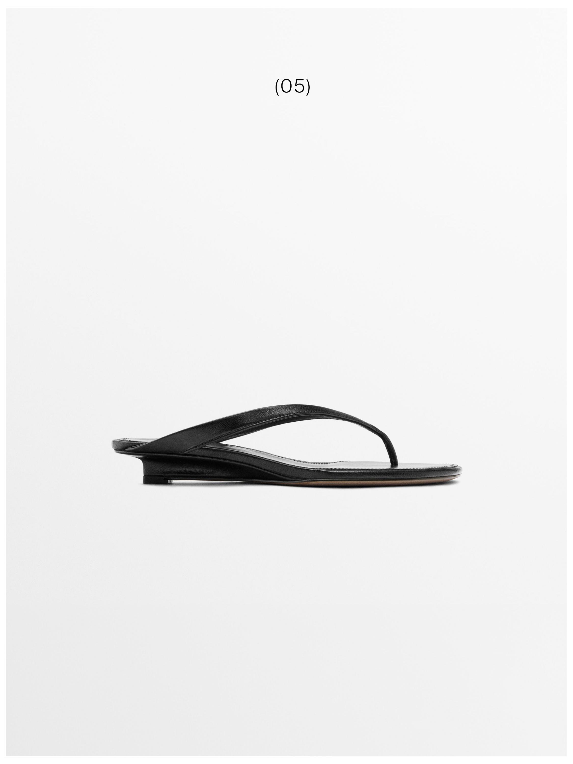 Massimo Dutti ブラック フラットシューズ 37 1160375080008-o15.jpg?ts=