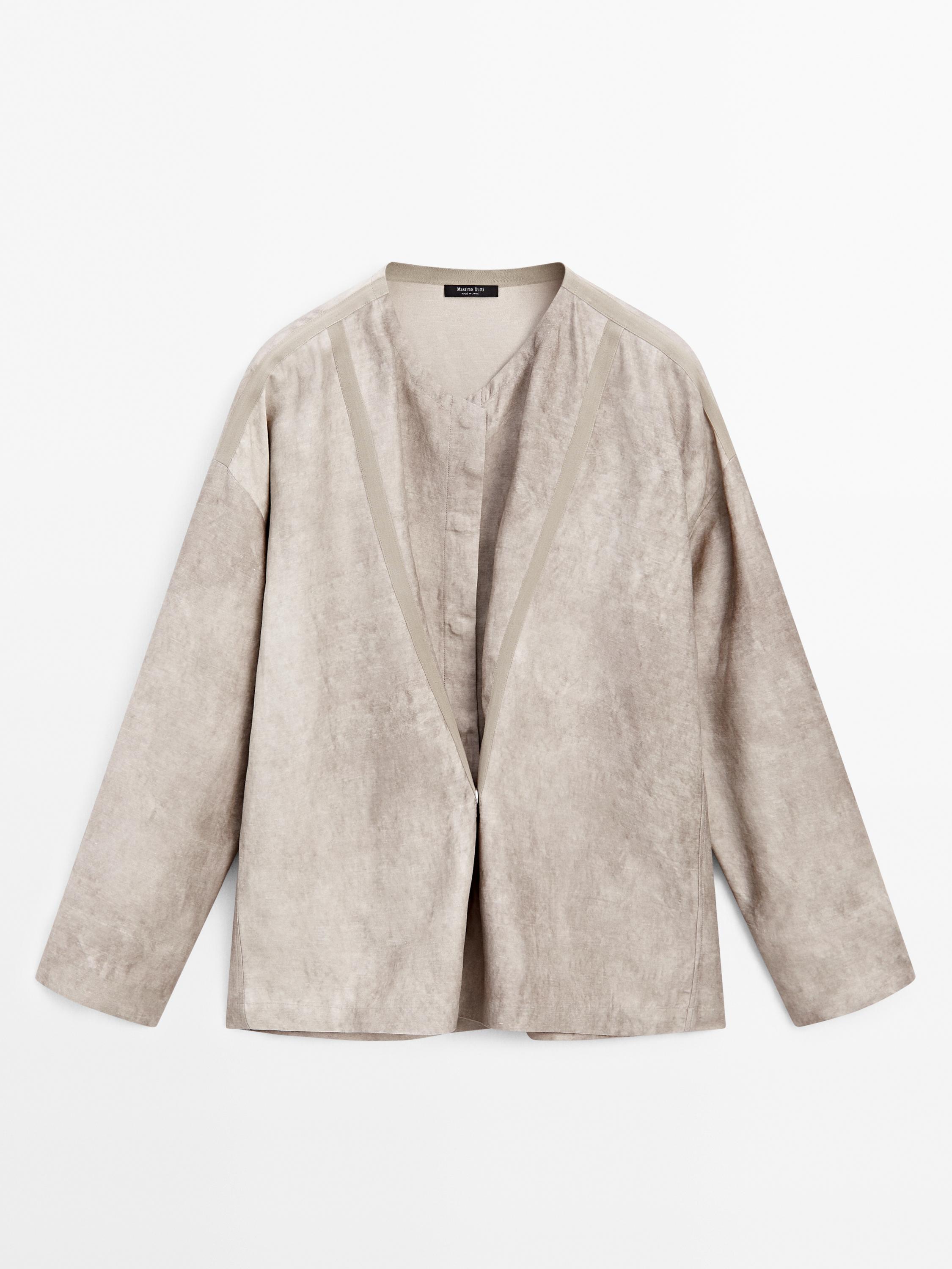 Maltinto wash shirt with appliqués
