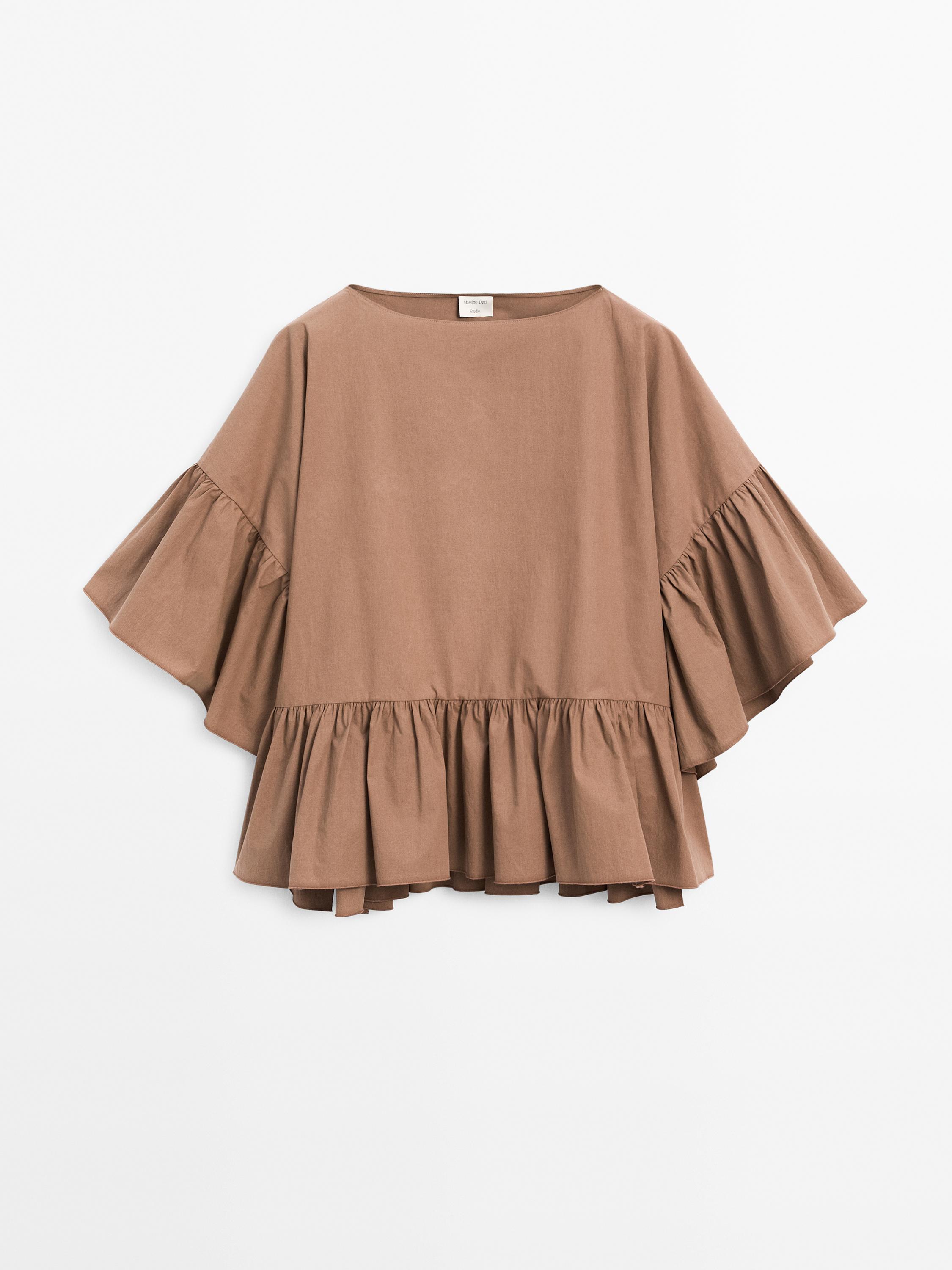 Camisa ampla detall volants - Studio