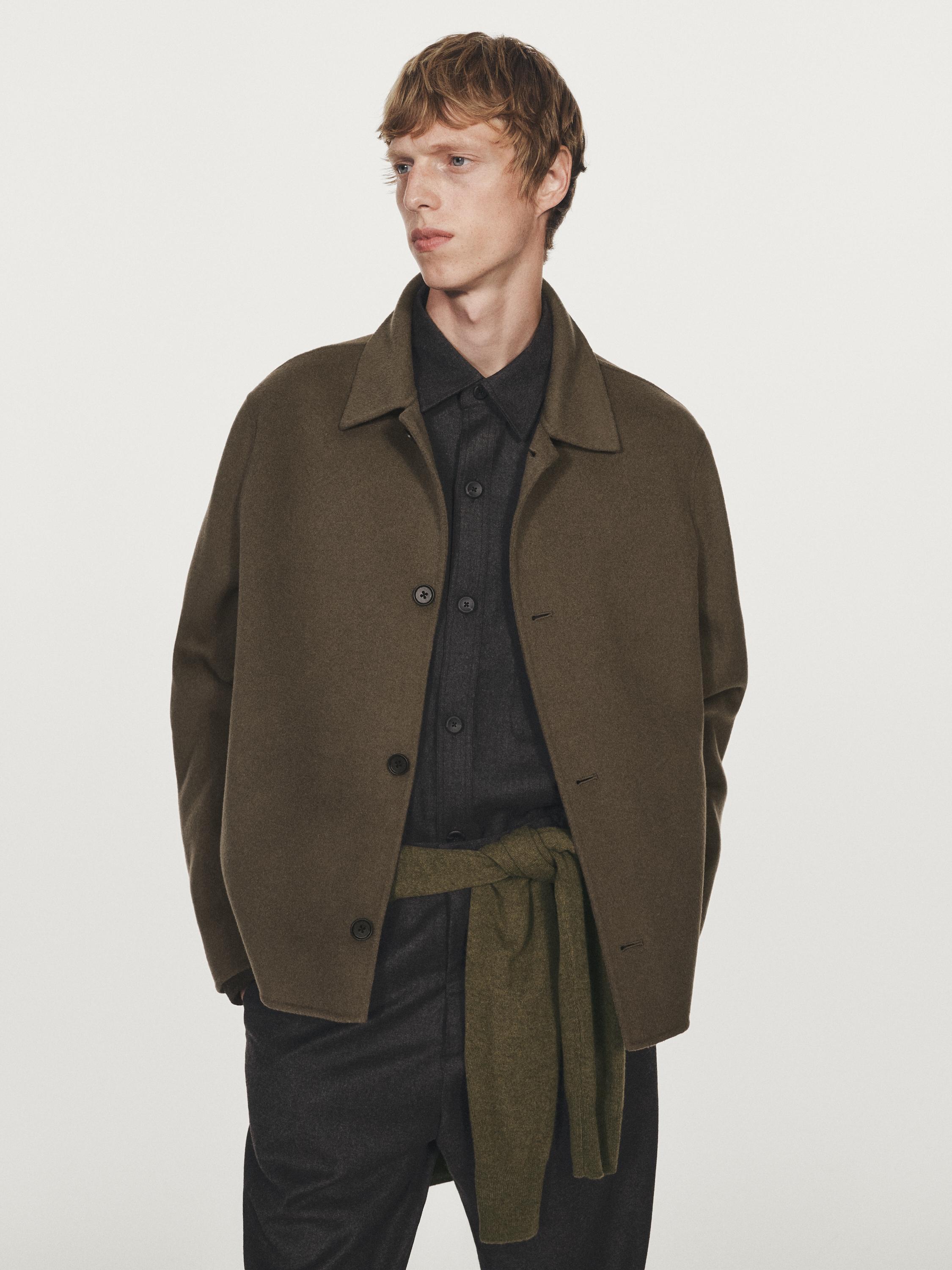 Wool blend jacket