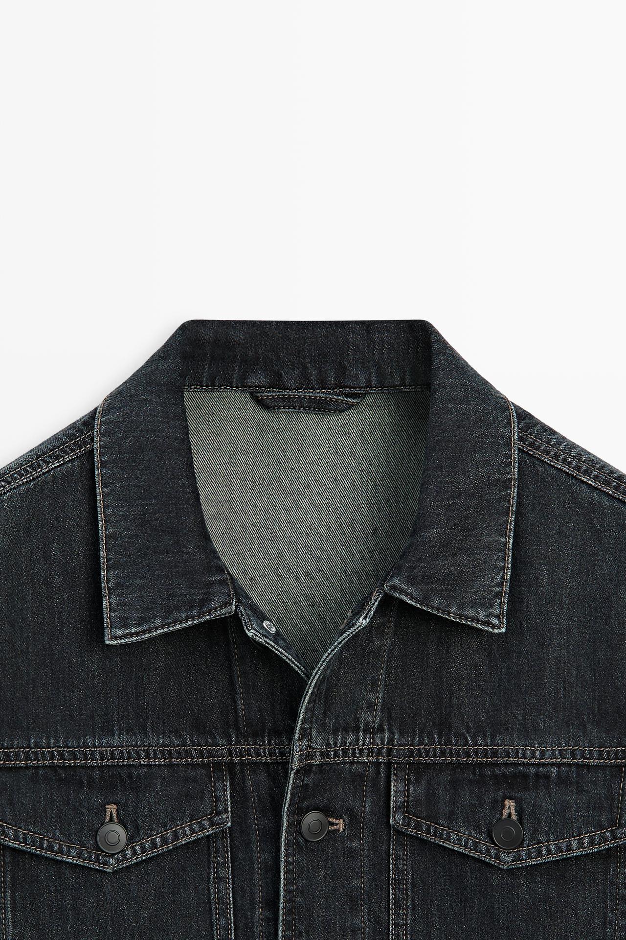 Regular Fit Cotton Denim Jacket — INDIGO