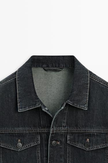 Regular Fit Cotton Denim Jacket — INDIGO 9