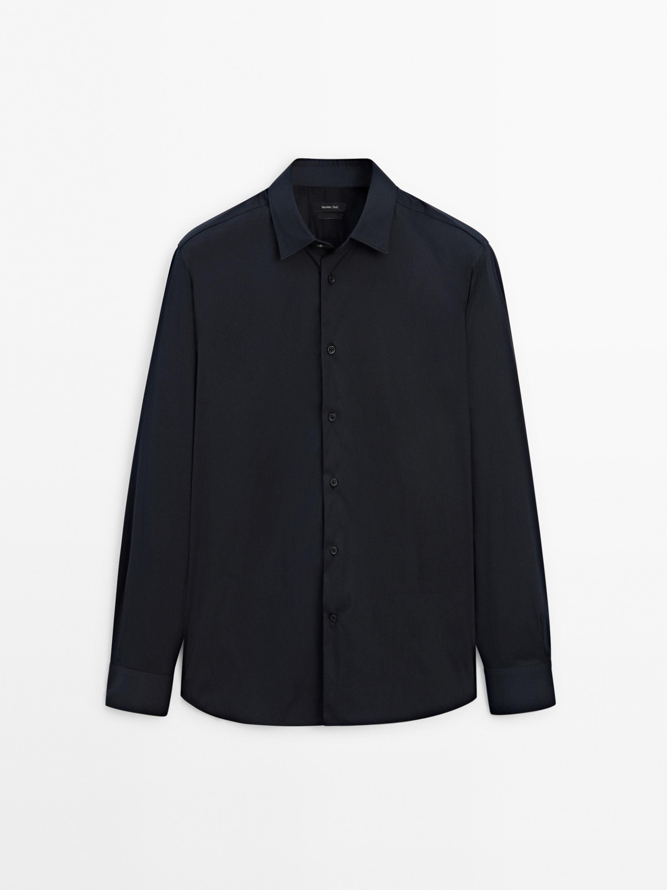 Camisa slim fit stretch