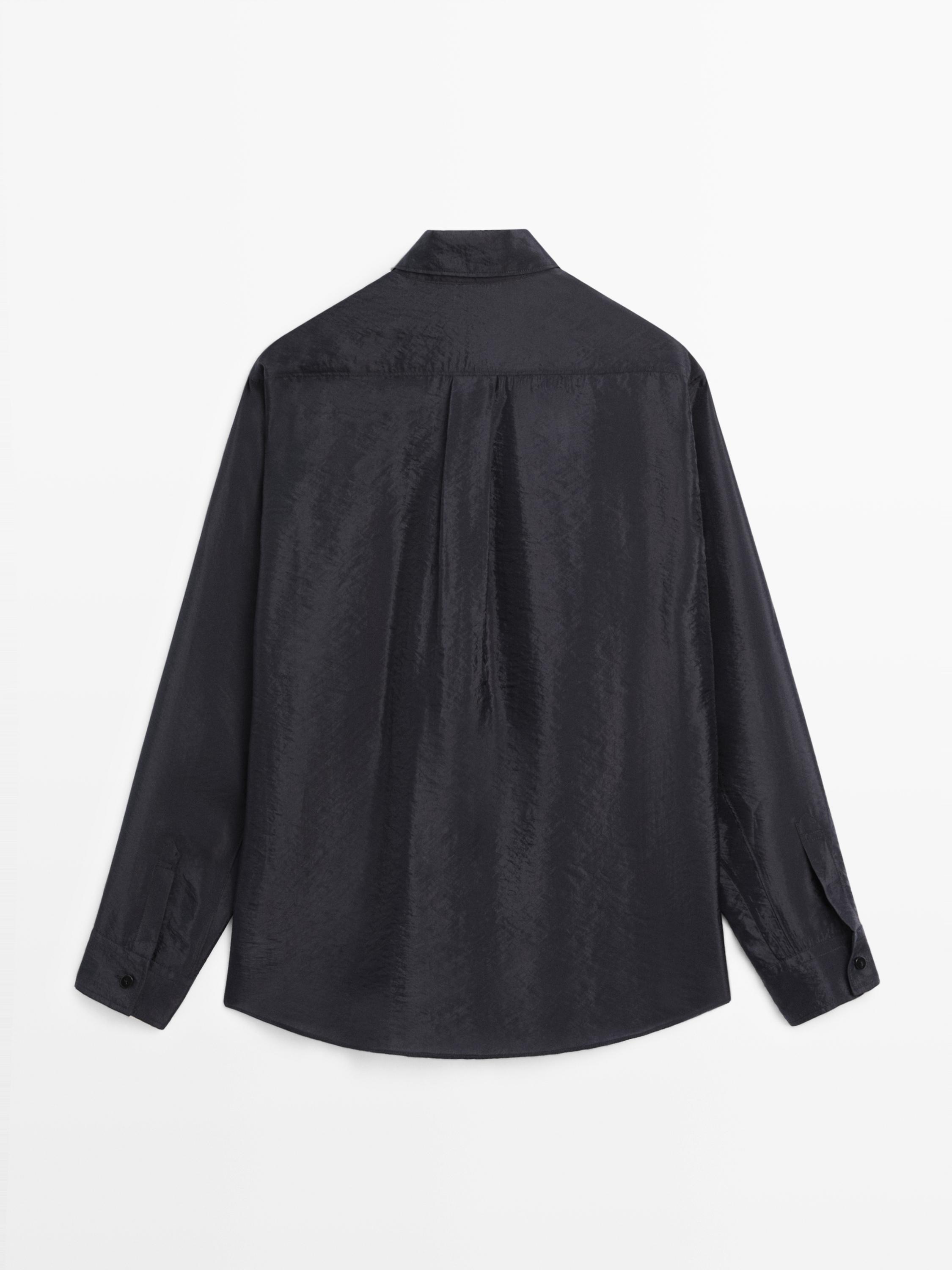 Flowing technical shirt — DARK NAVY
