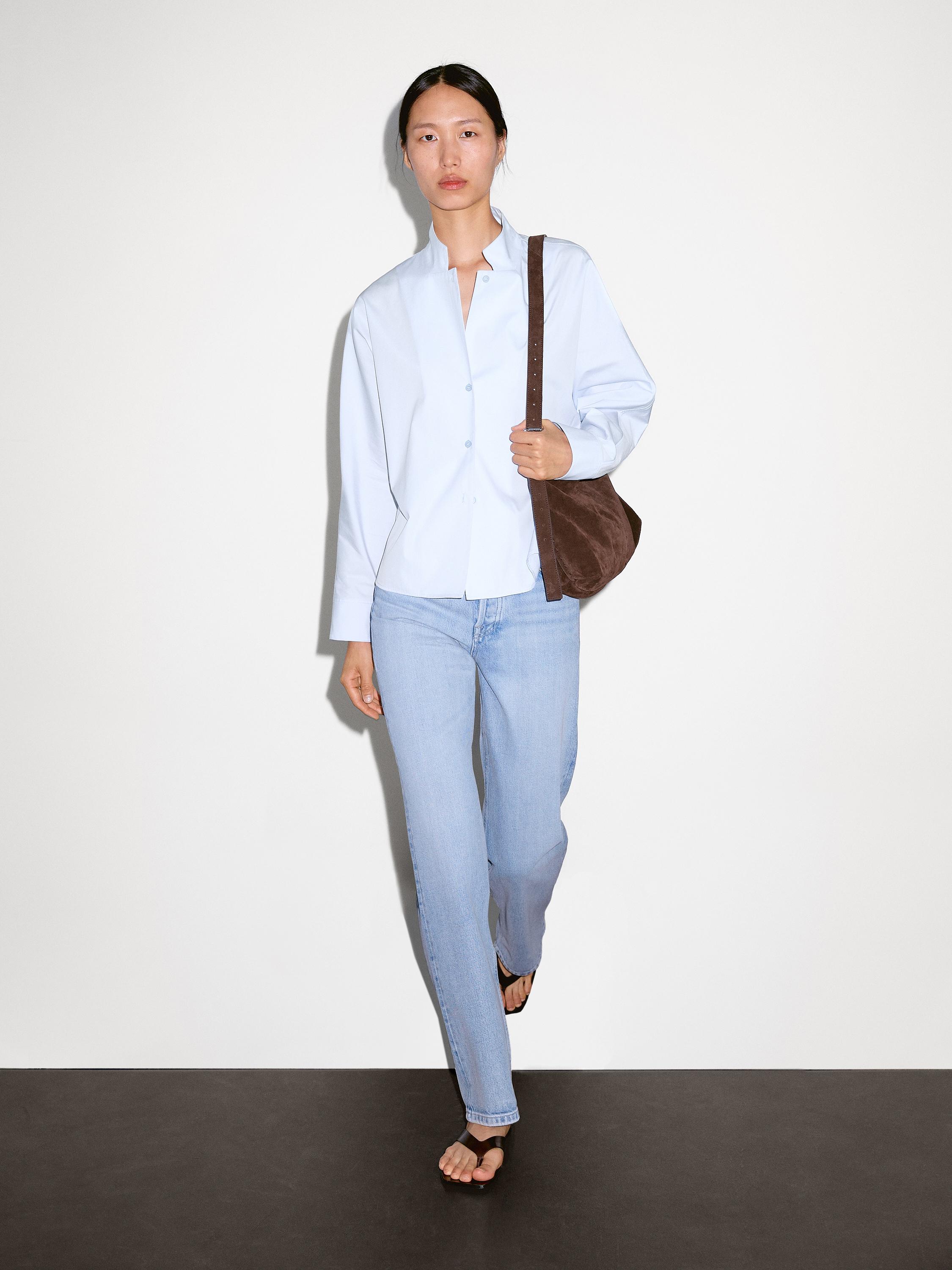 100% cotton poplin shirt