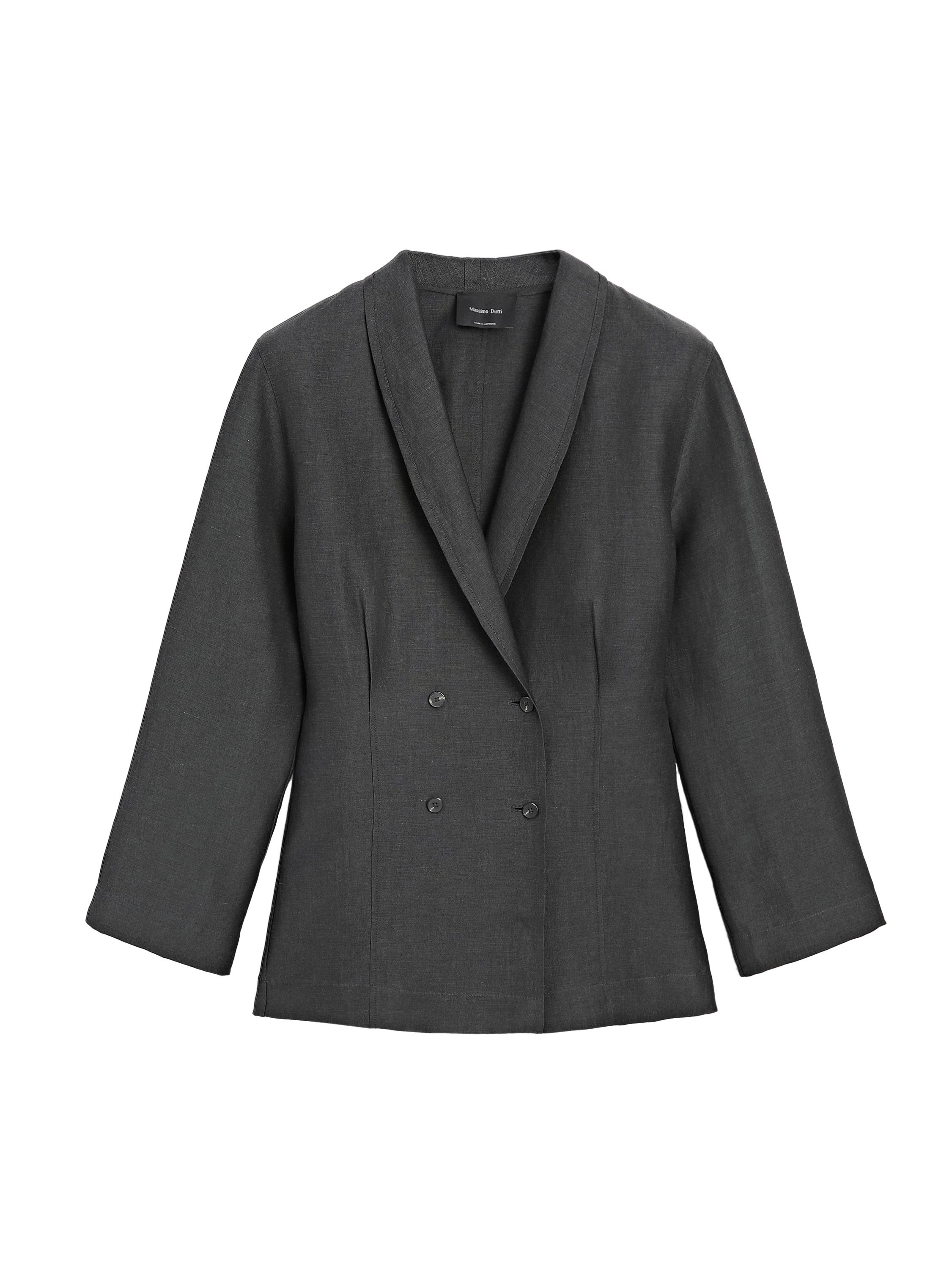 ★ Massimo Dutti★ Double Breasted Blazer 06049677313 Double-breasted blazer · Lemon Yellow · Dressy | Massimo Dutti