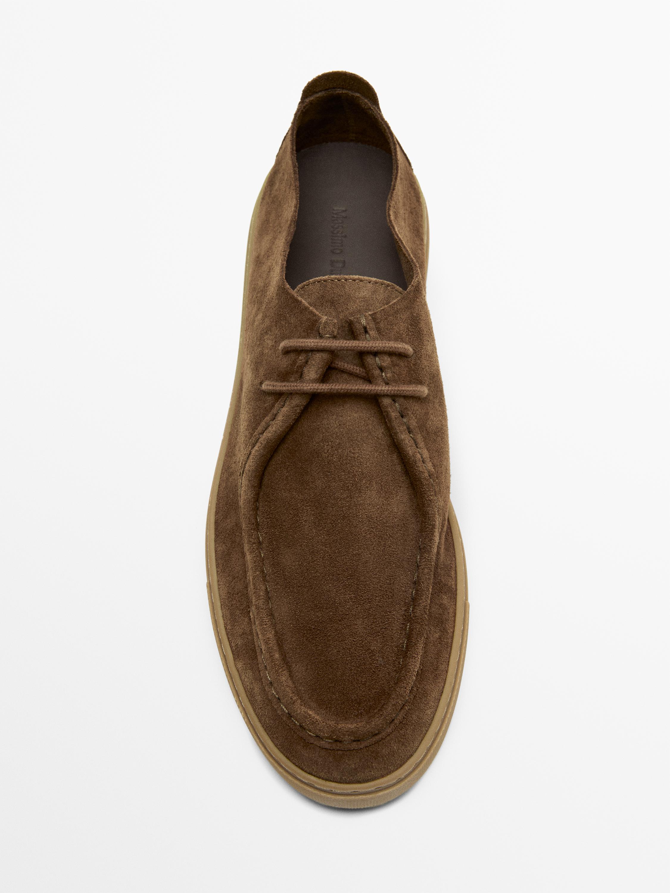 Soft leather moc toe shoes — OCHRE