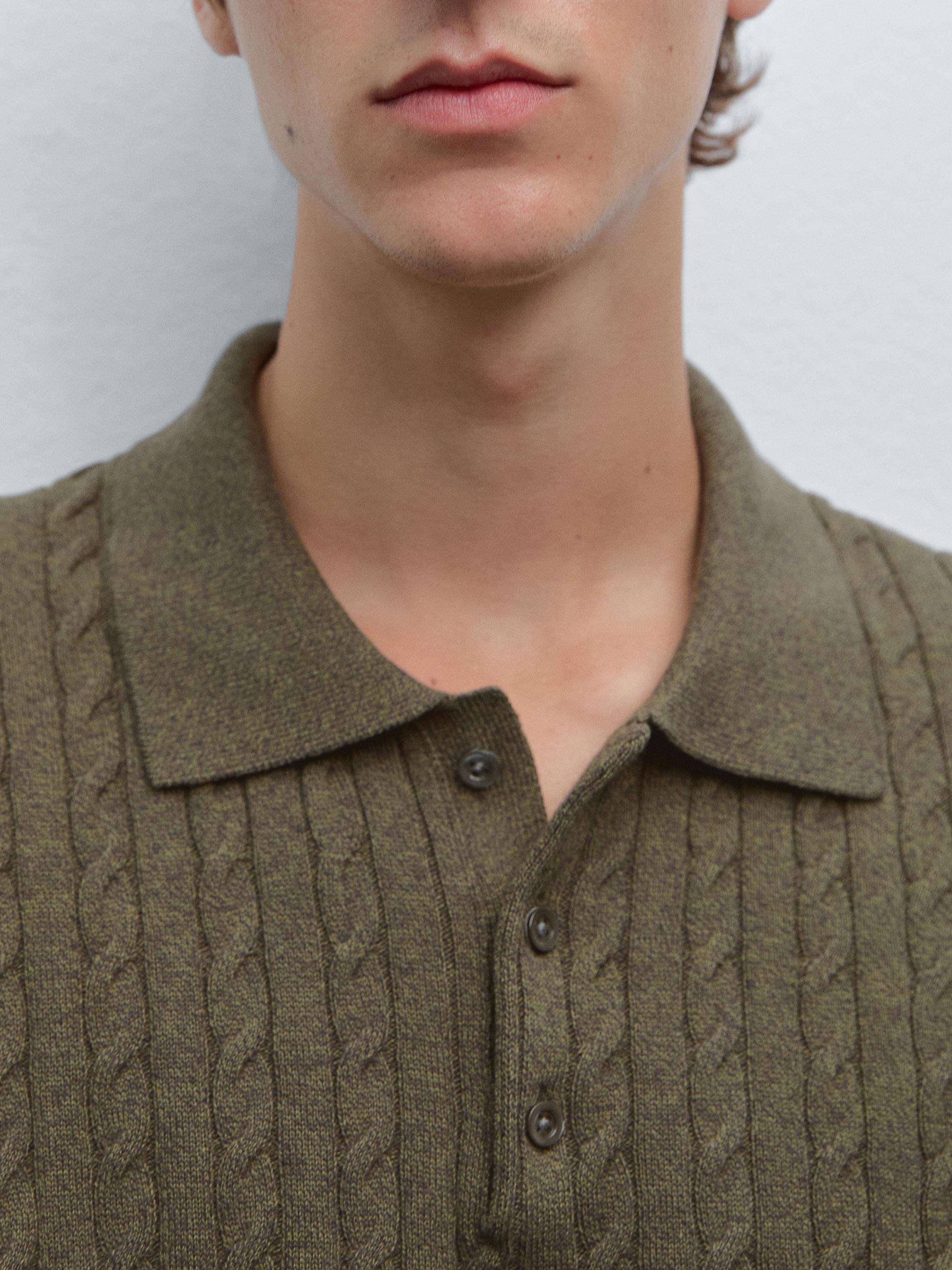 polos hombre manga larga massimo dutti