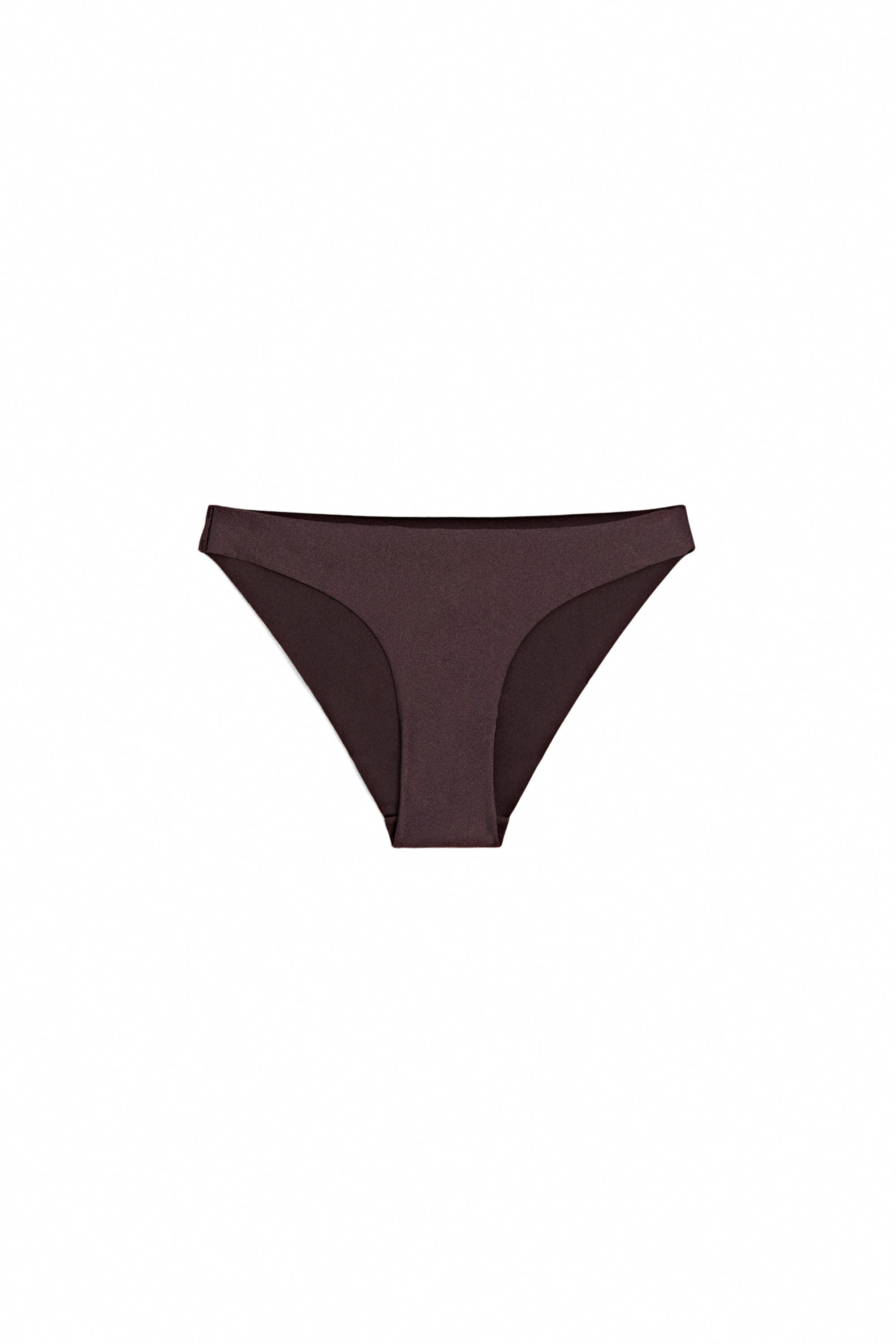 Glittery bikini bottoms — BROWN