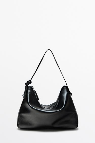Medium nappa leather bag — BLACK 1