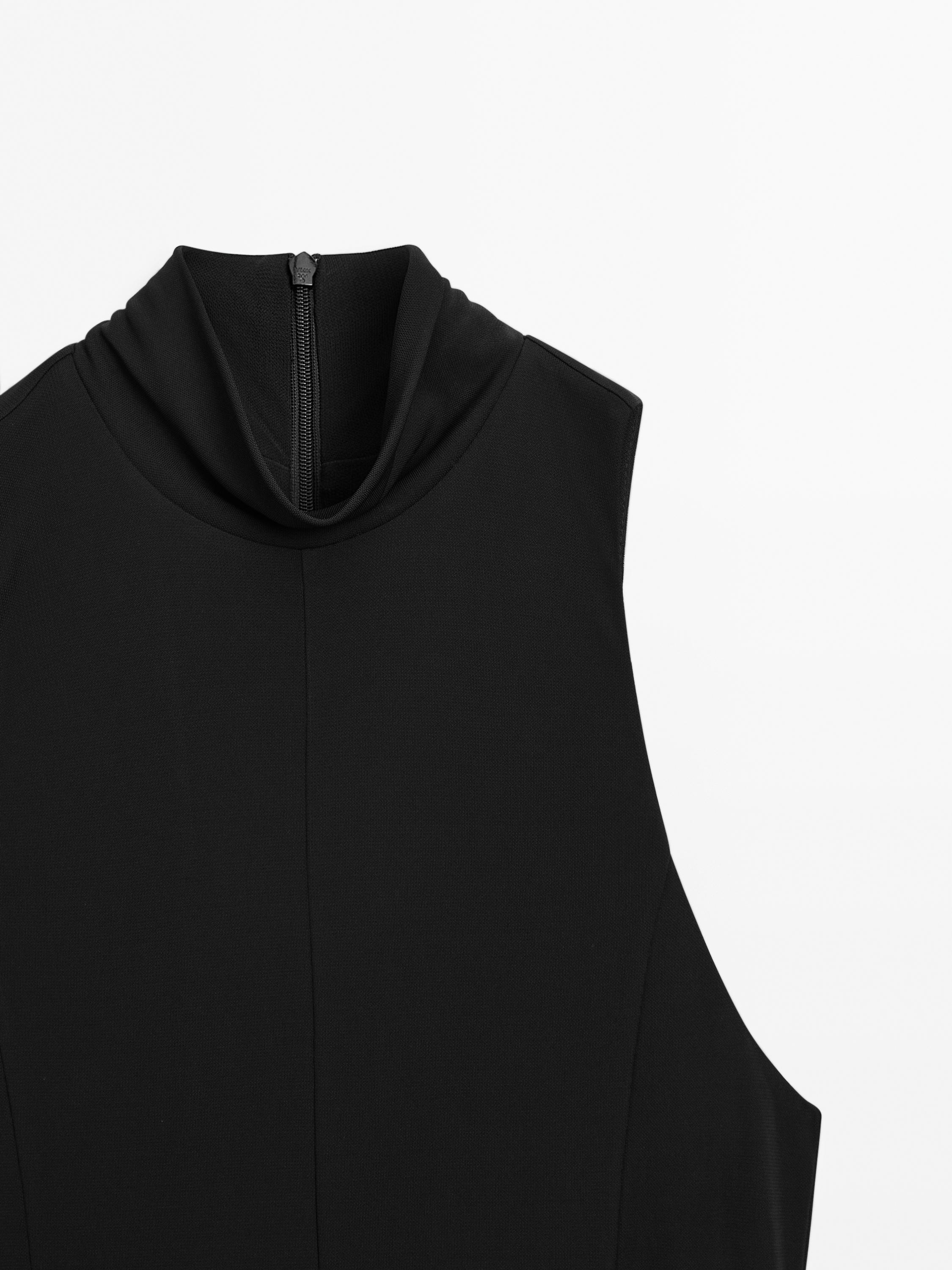 Halter dress with gathered detail - Studio
