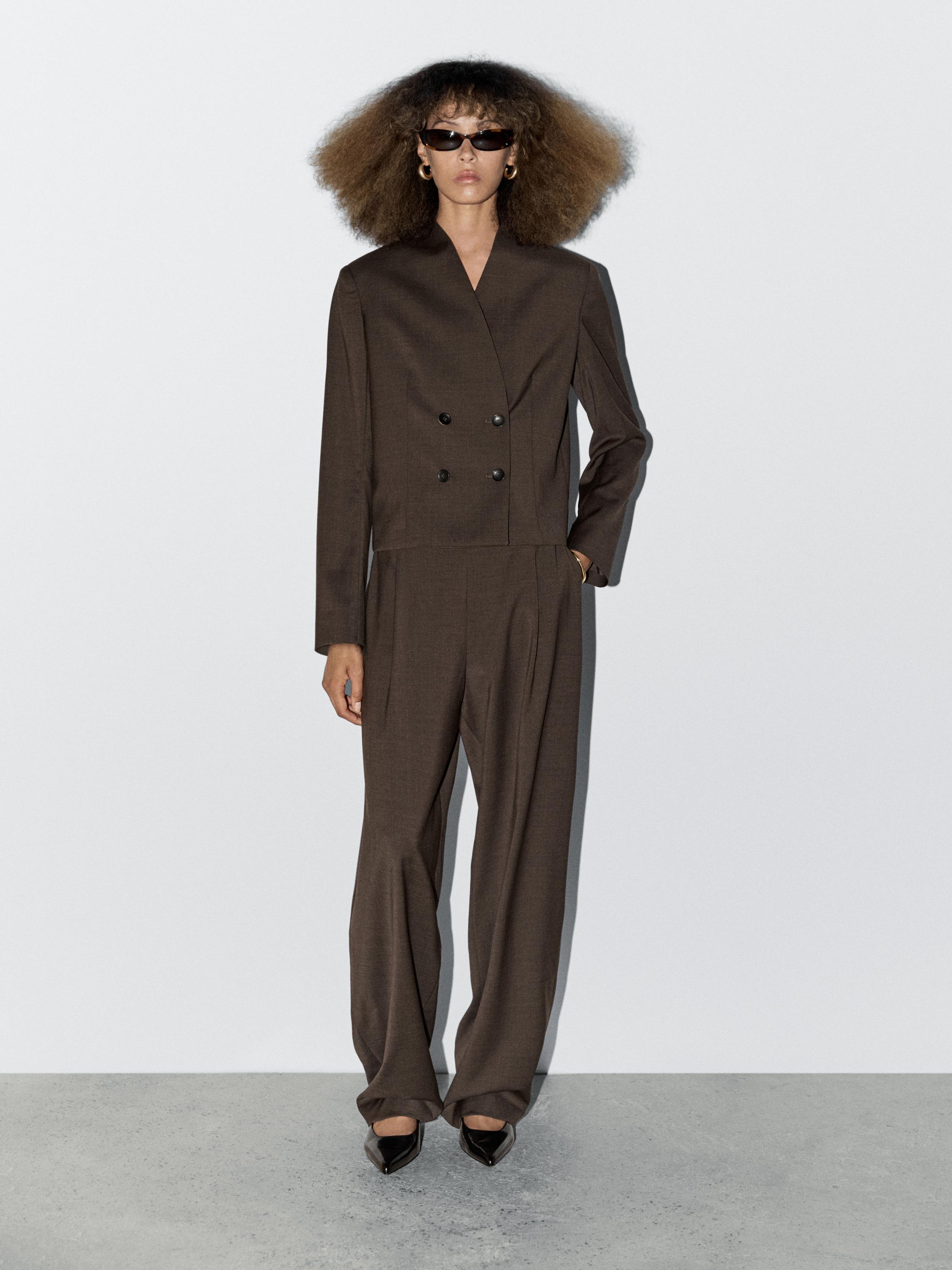 Americana curta encreuada - STUDIO