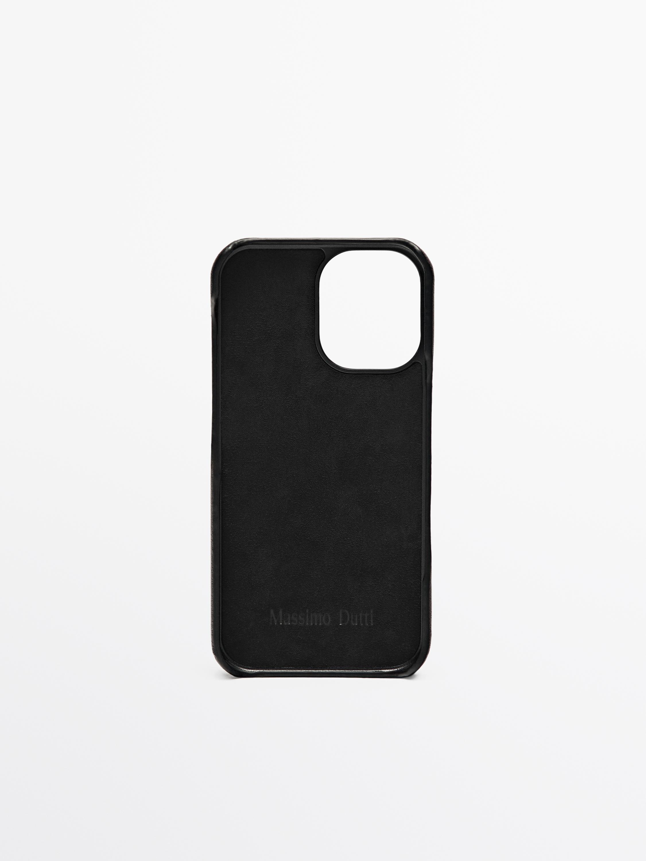 Coque iPhone 16 cuir nappa