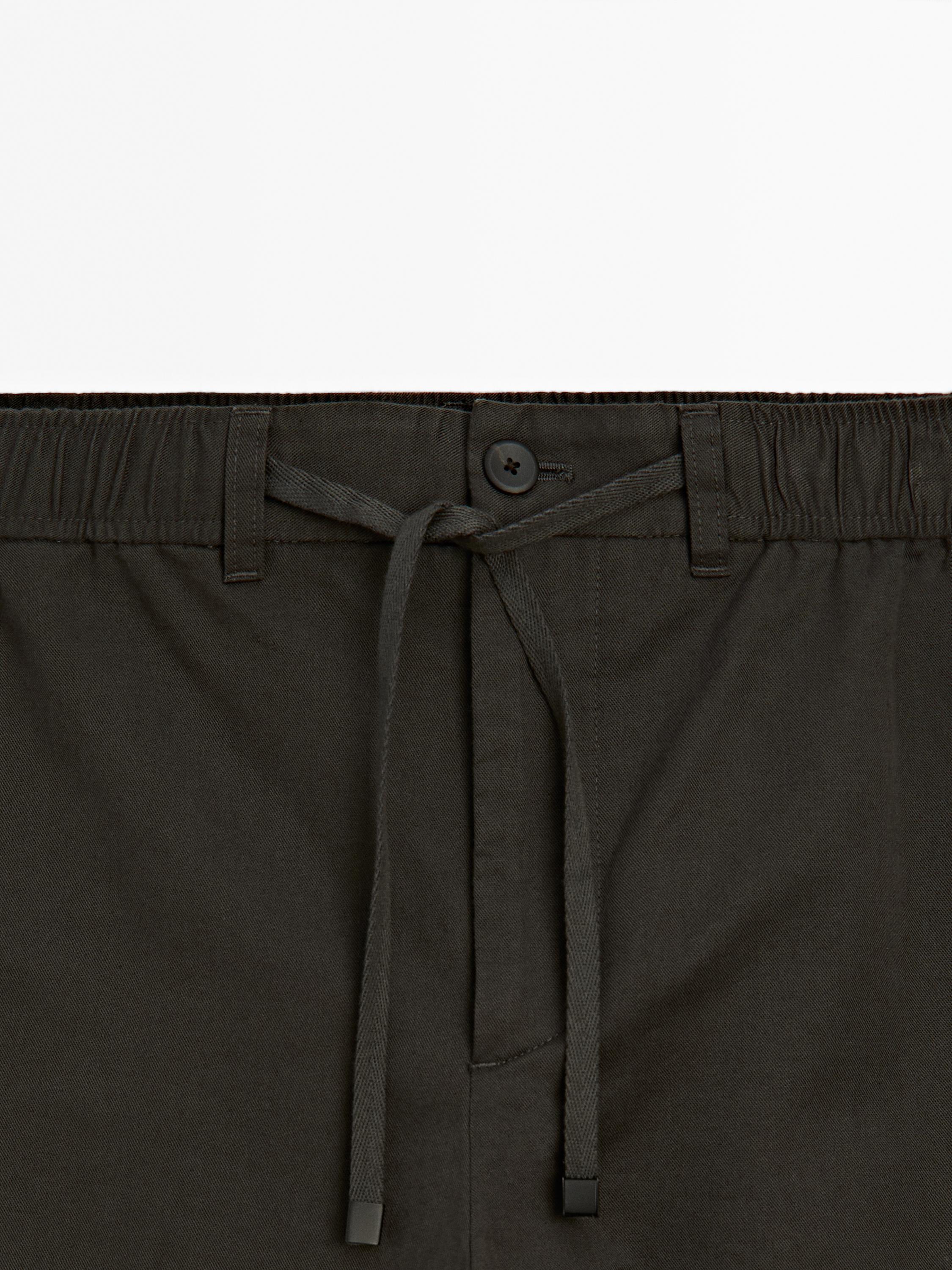 Cotton blend joggers