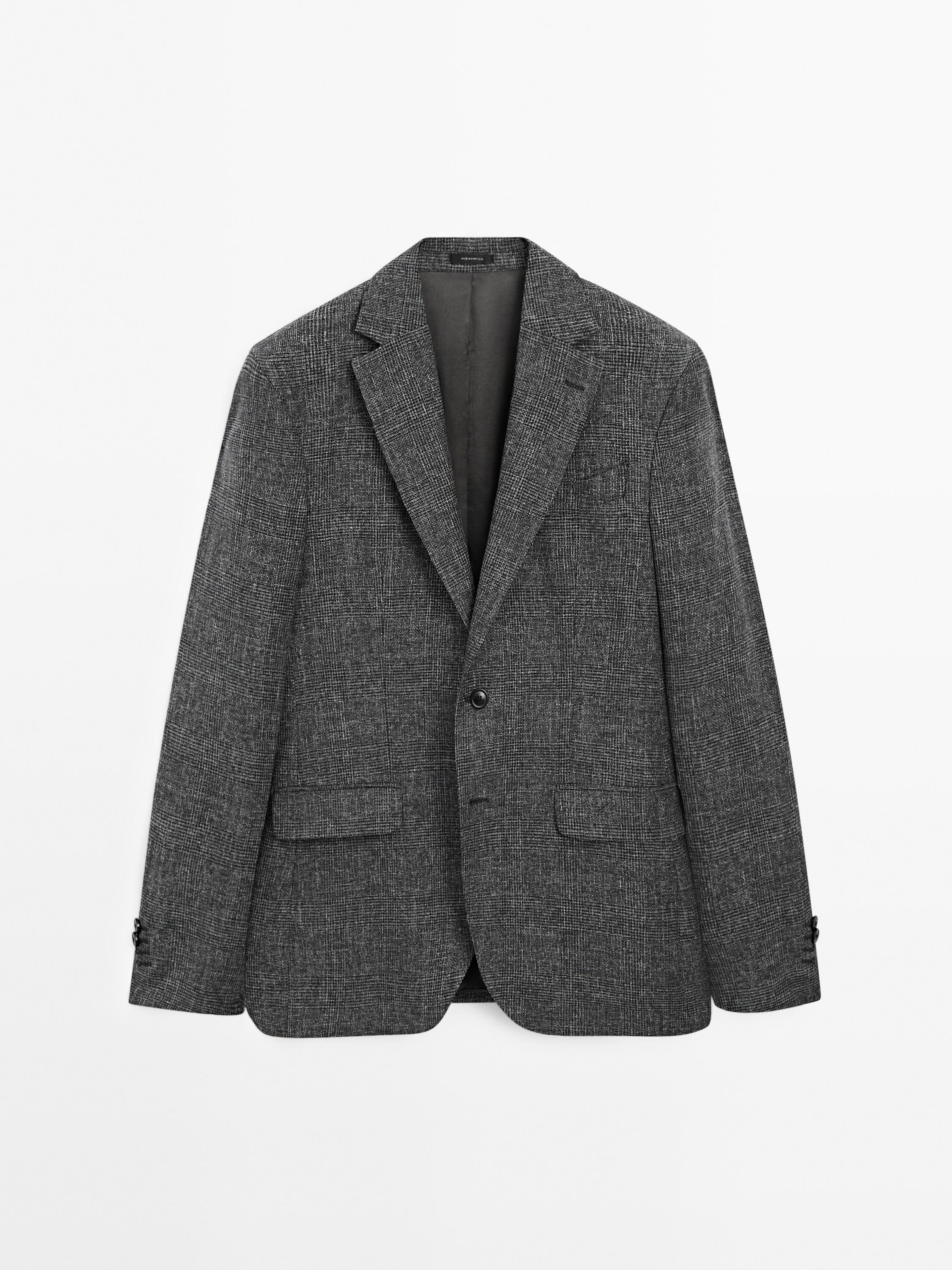 Cotton blend blazer
