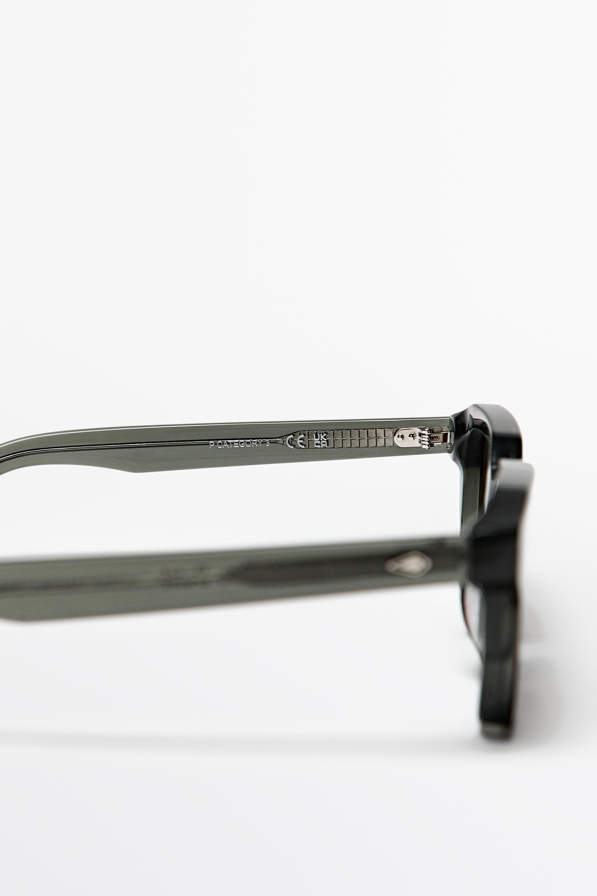 Rectangular sunglasses — GREEN