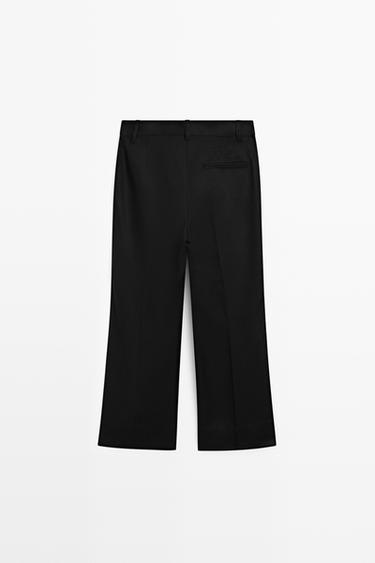 Cropped flare pants — BLACK 6