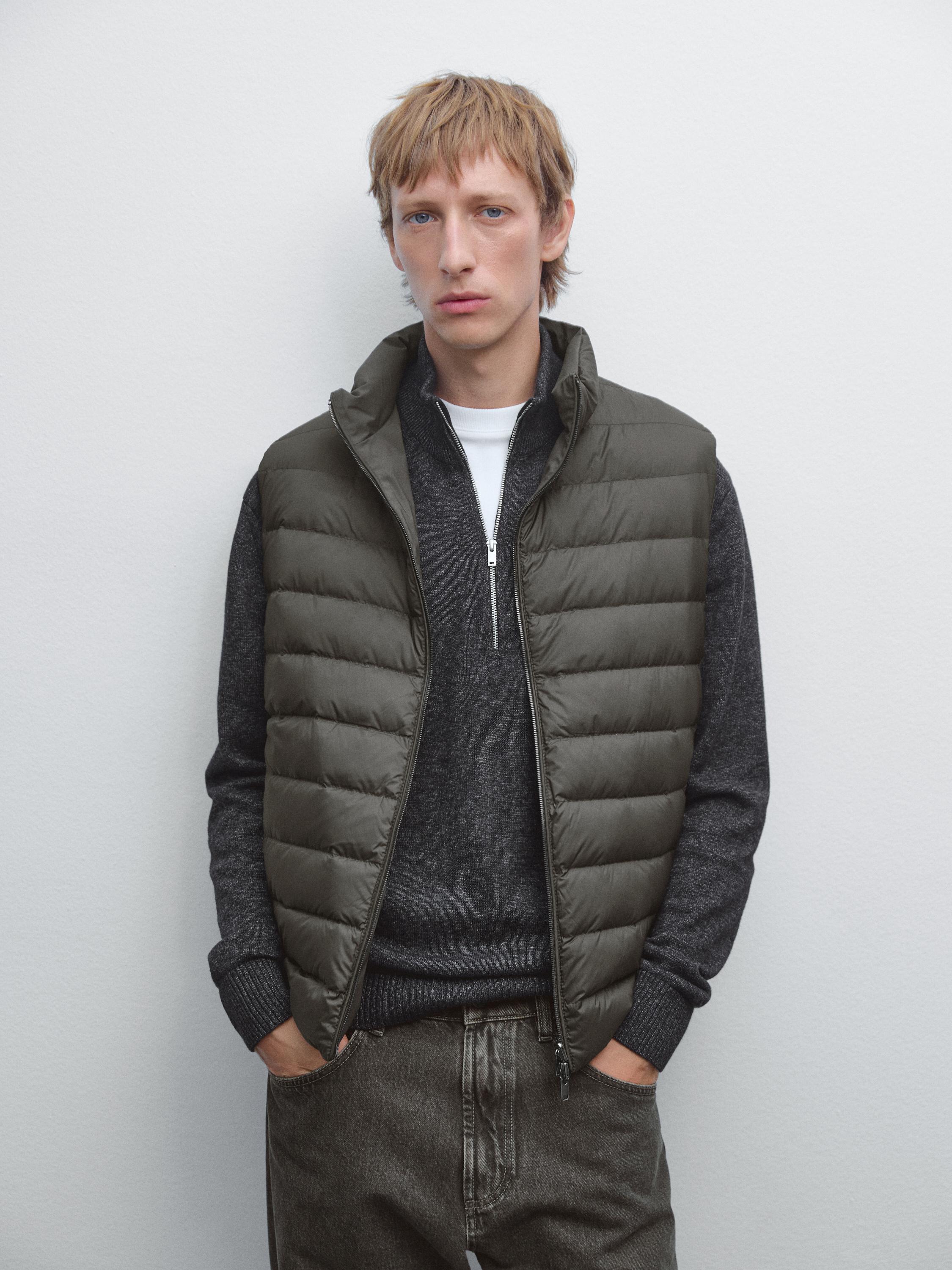Water-repellent reversible gilet