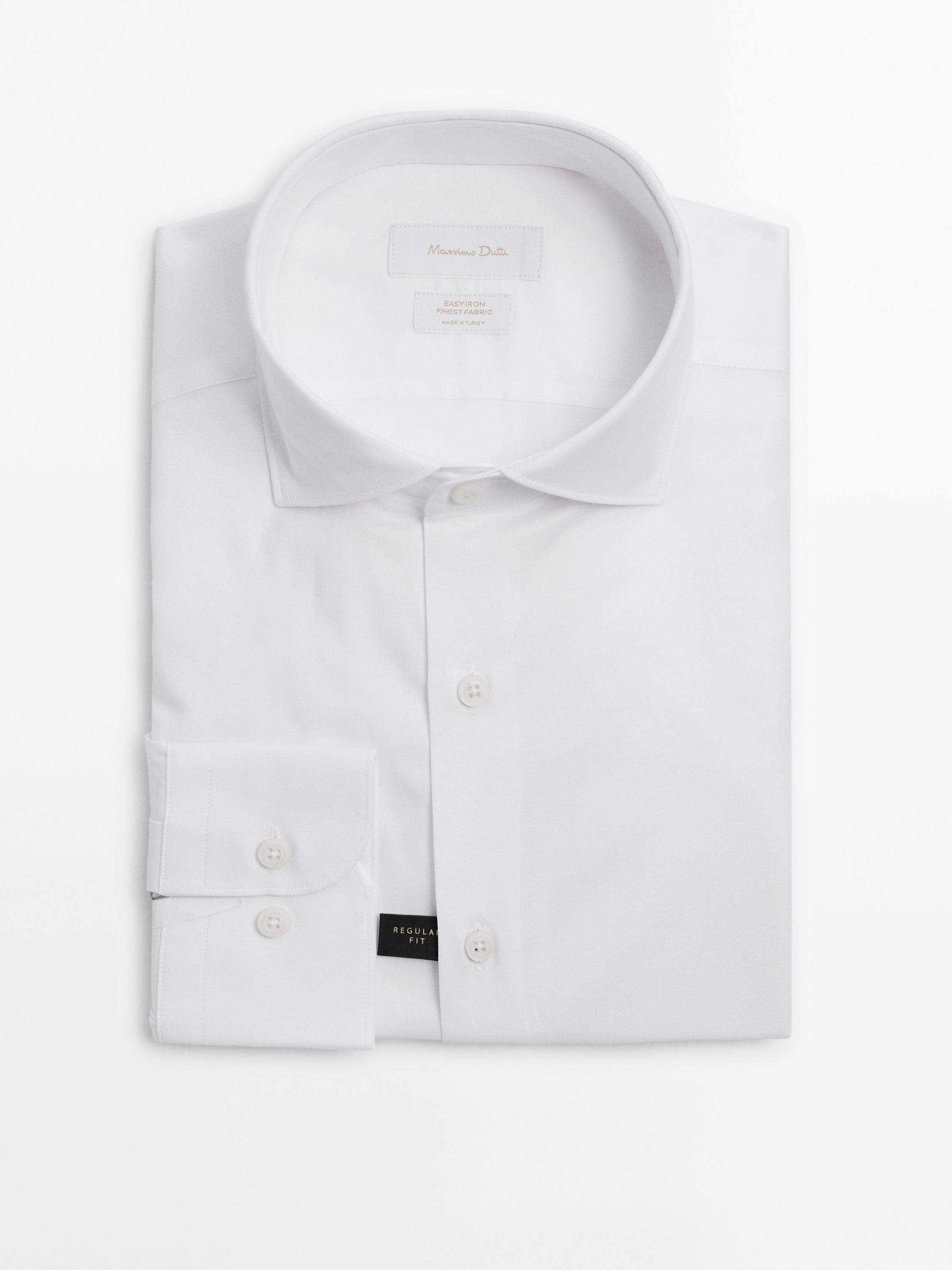 Camisa regular fit 100% algodón