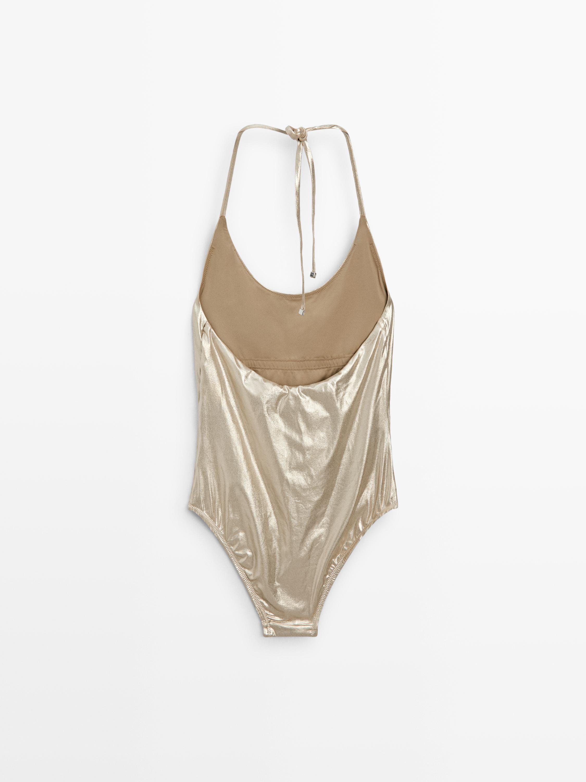 Metallic swimsuit — GOLD
