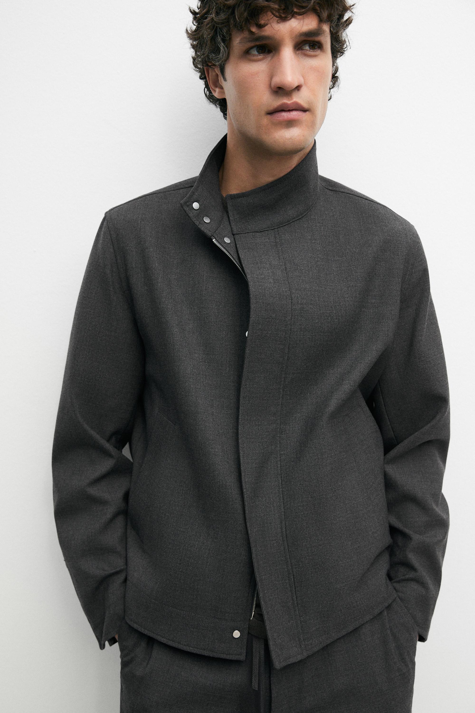 100% wool overshirt — GREY