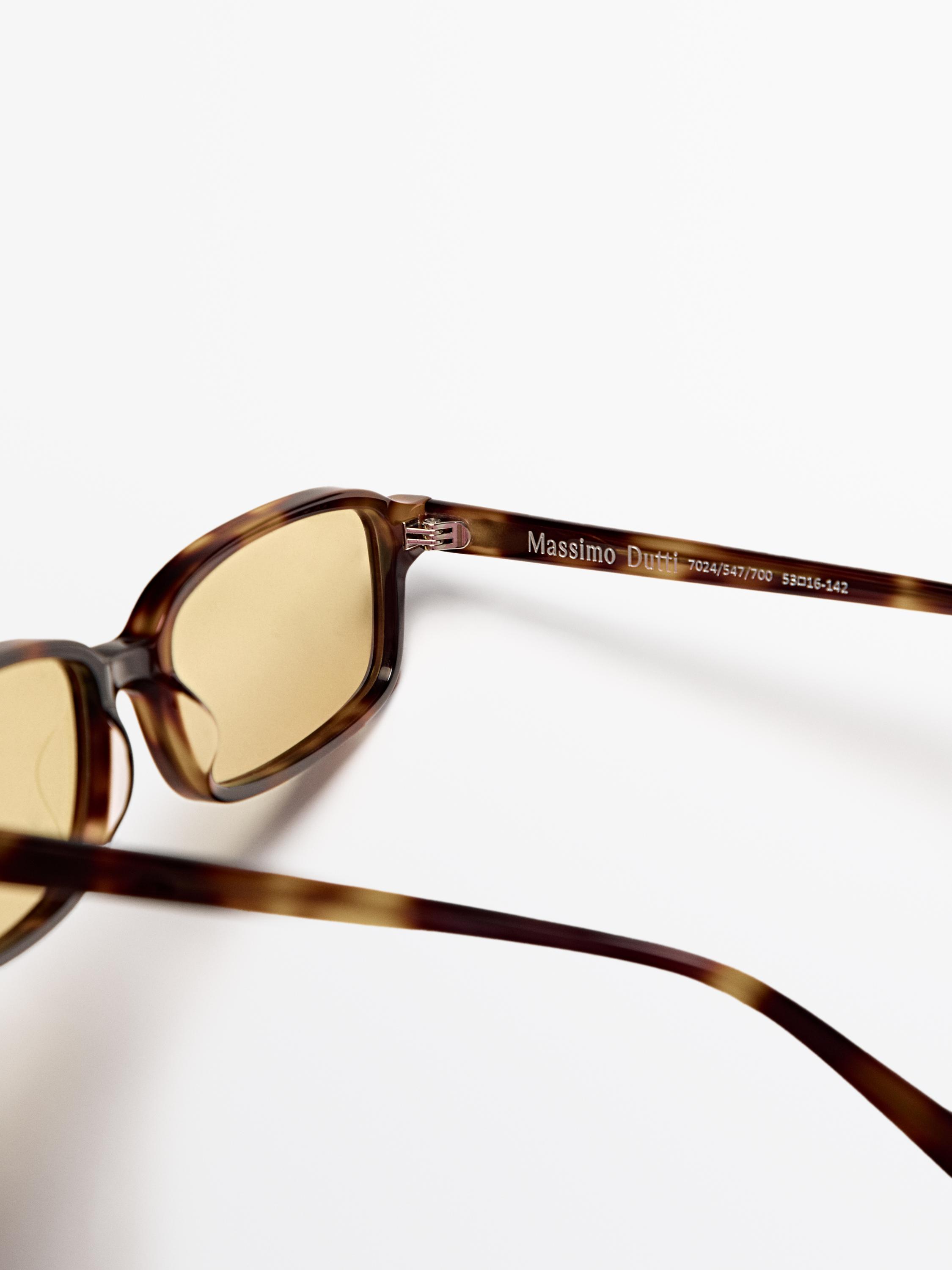 Small rectangular sunglasses