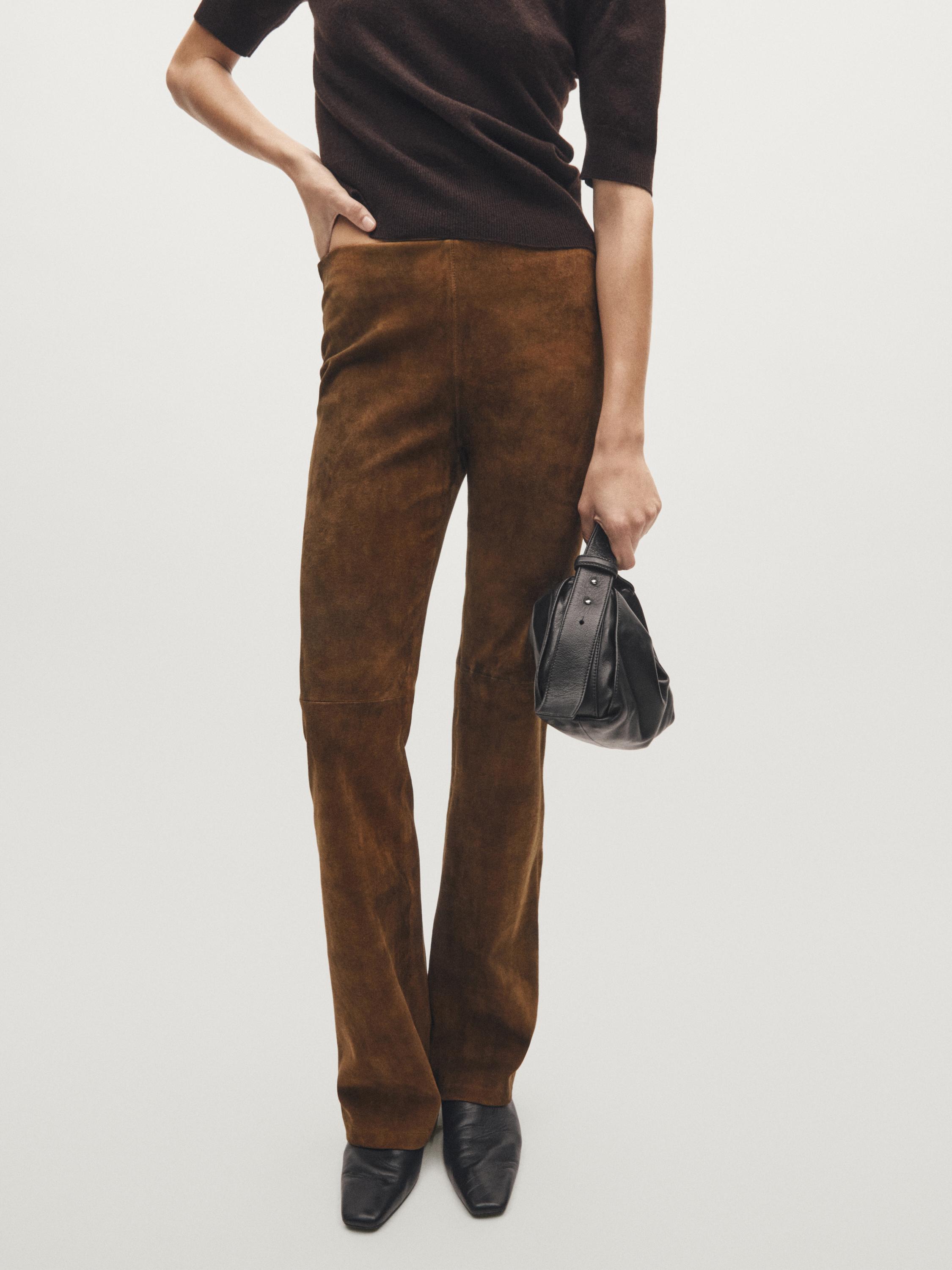 Petit sac porté épaule en cuir nappa