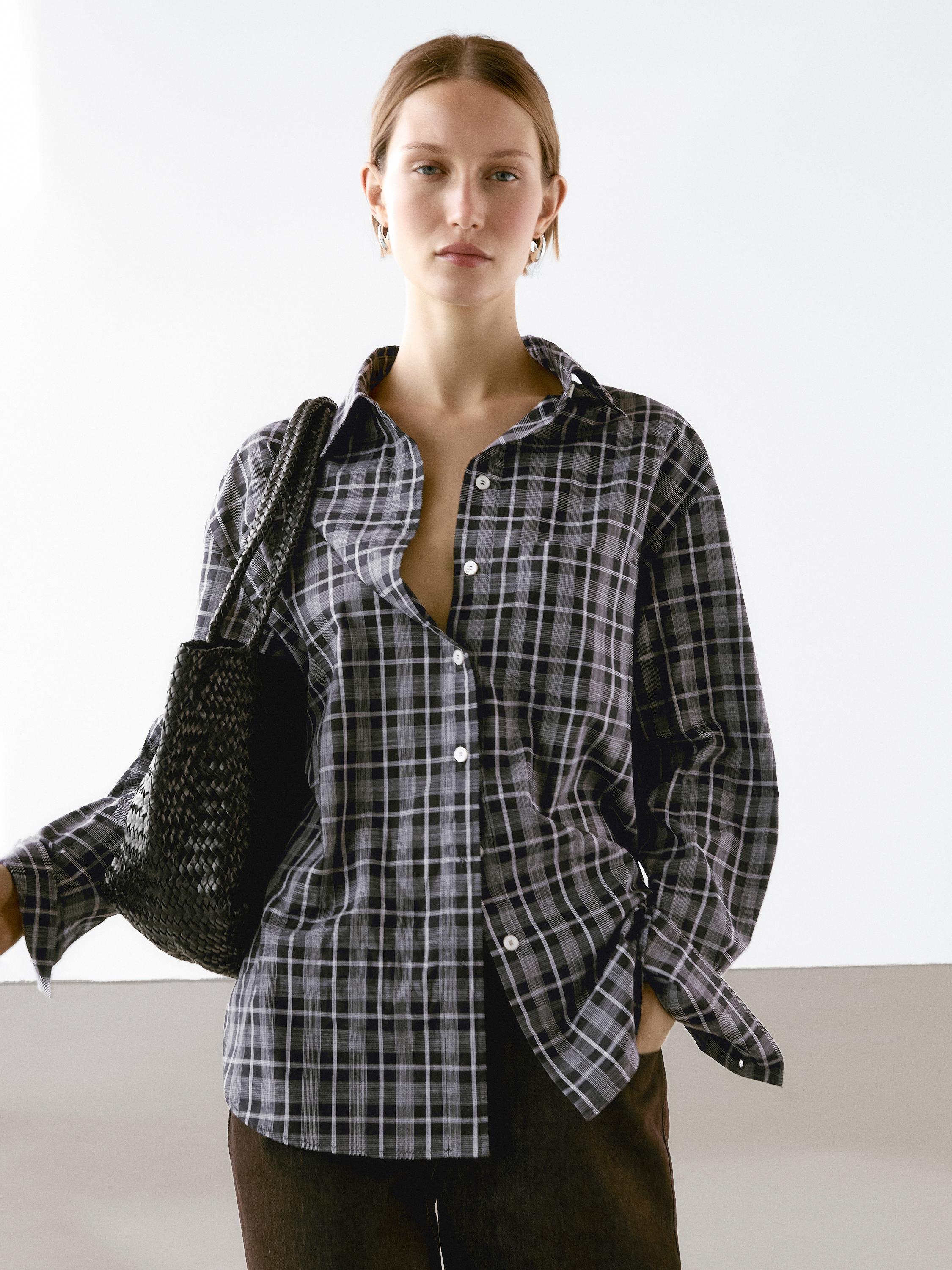 100% cotton check shirt