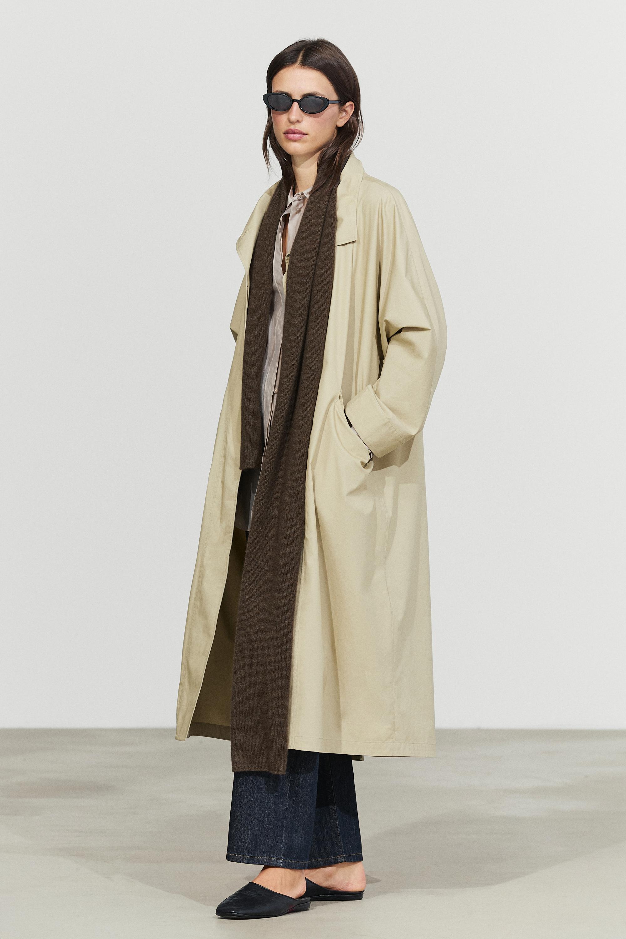 100% cashmere scarf — MOLE BROWN