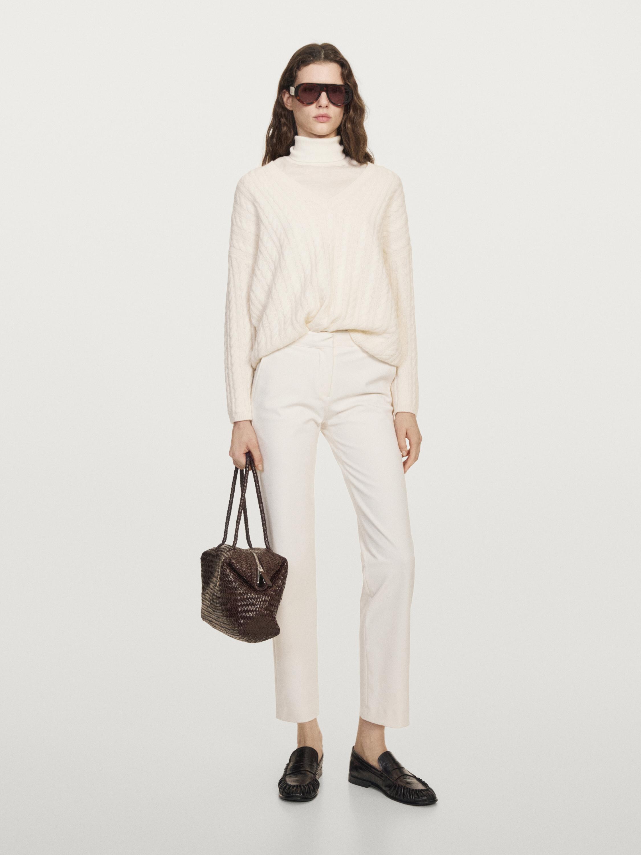 Straight-leg technical trousers — Off white
