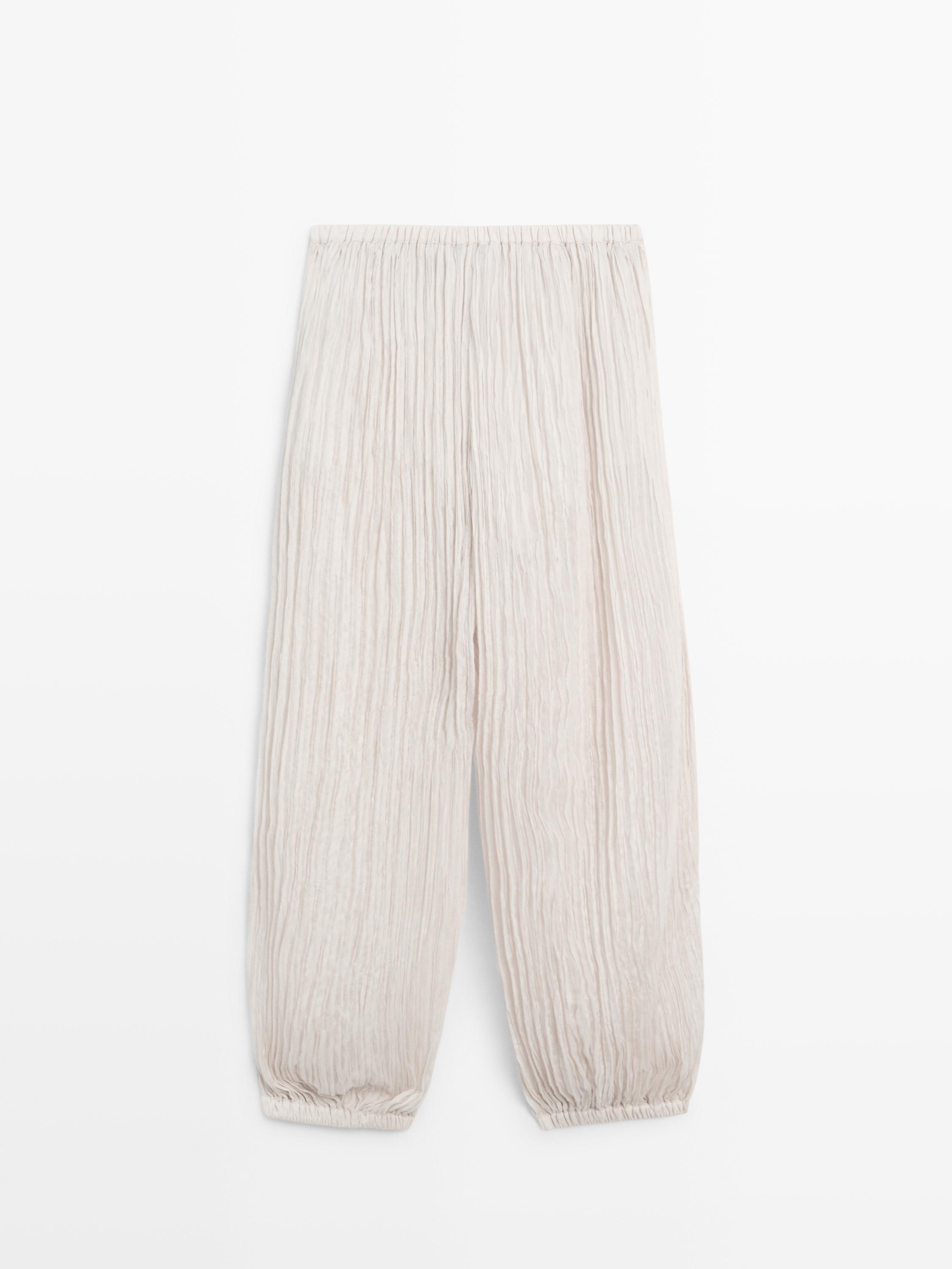 Pilili şalvar pantolon