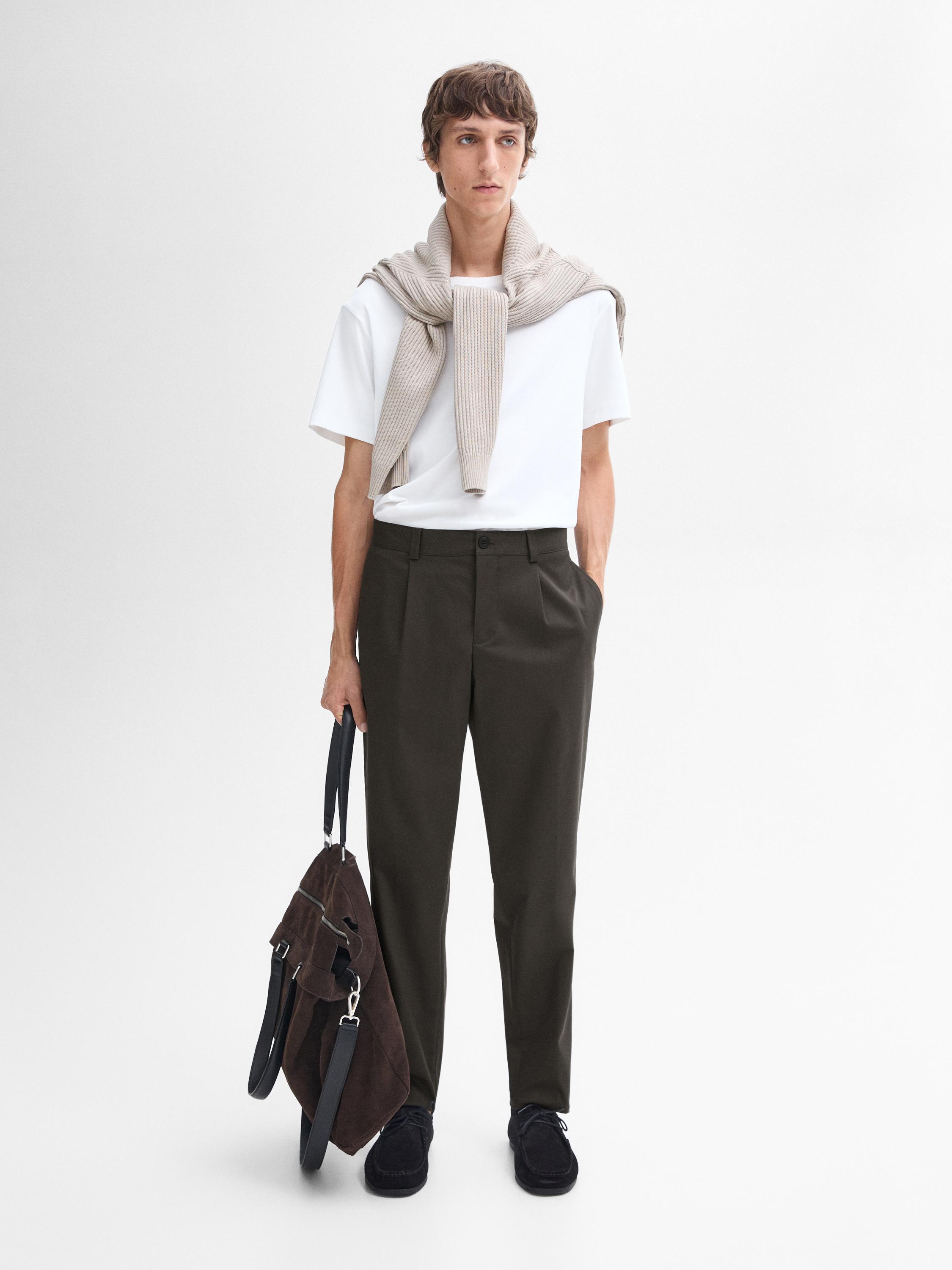 Stretch twill trousers