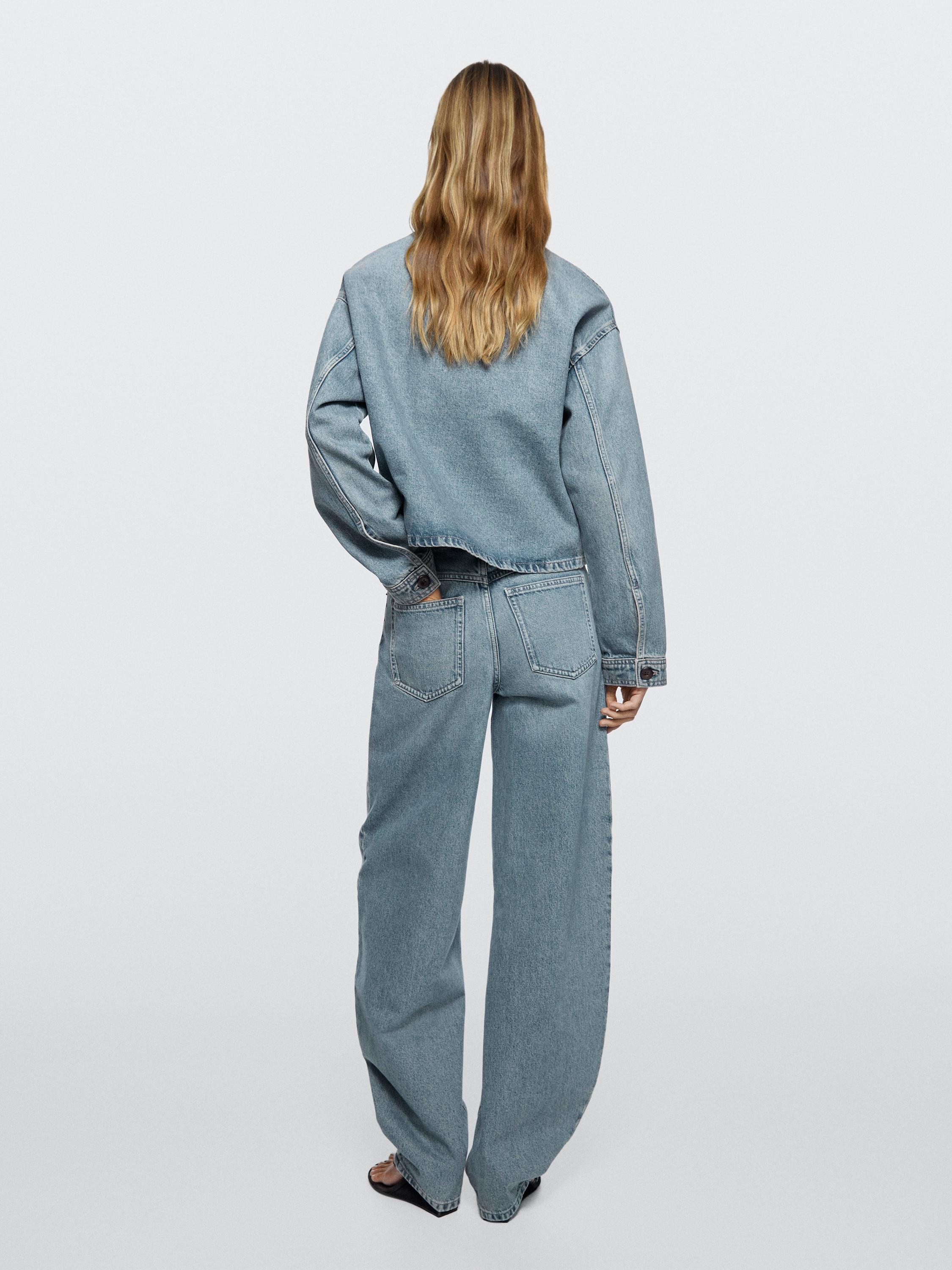 Short denim jacket — Light Blue