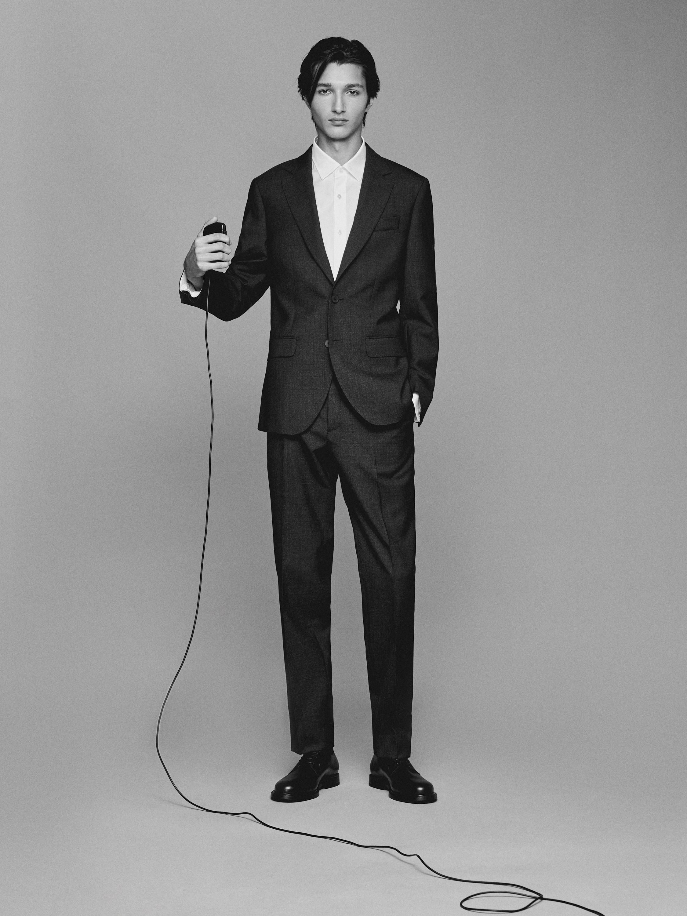 100% wool suit blazer