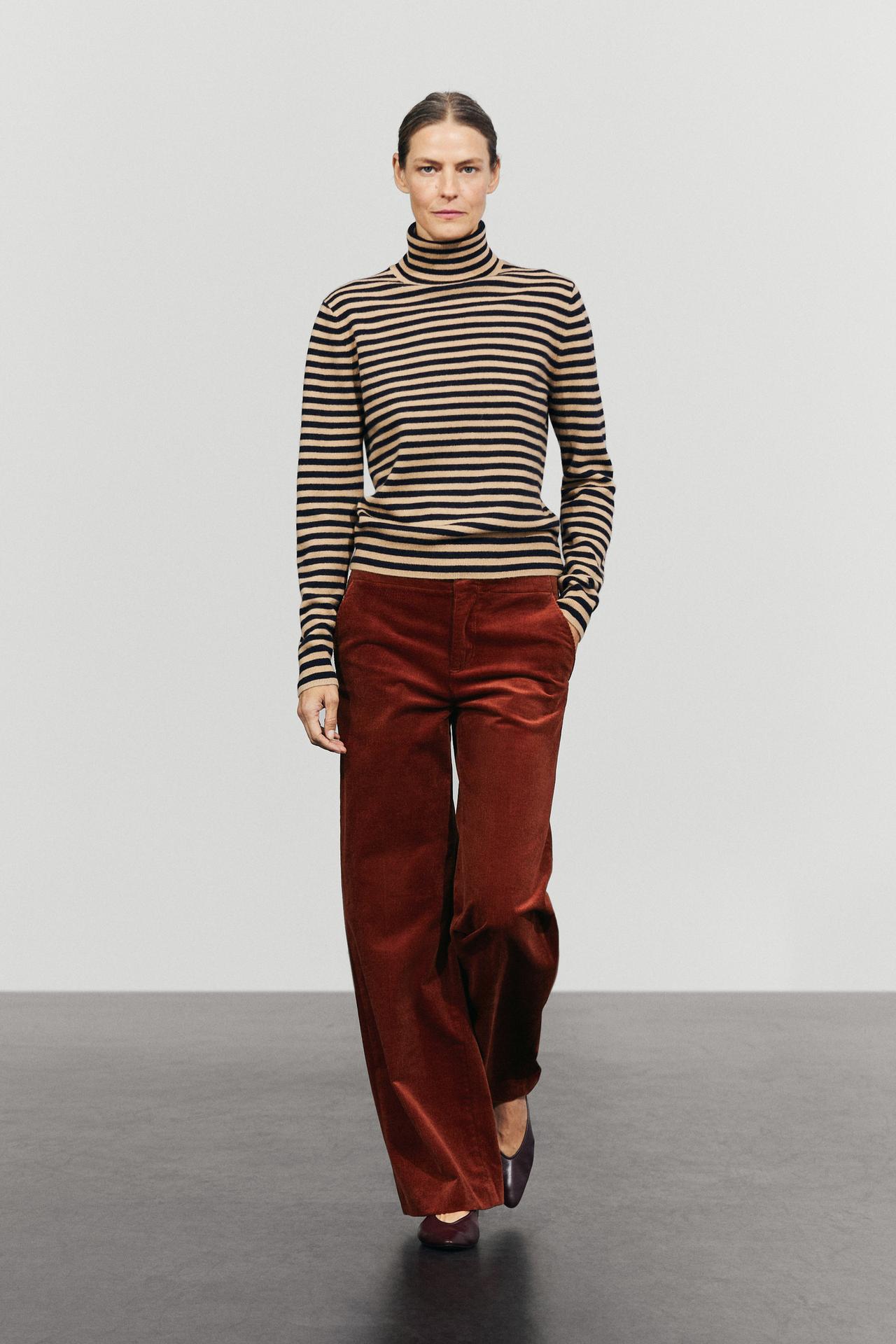 Palazzo corduroy pants — REDDISH
