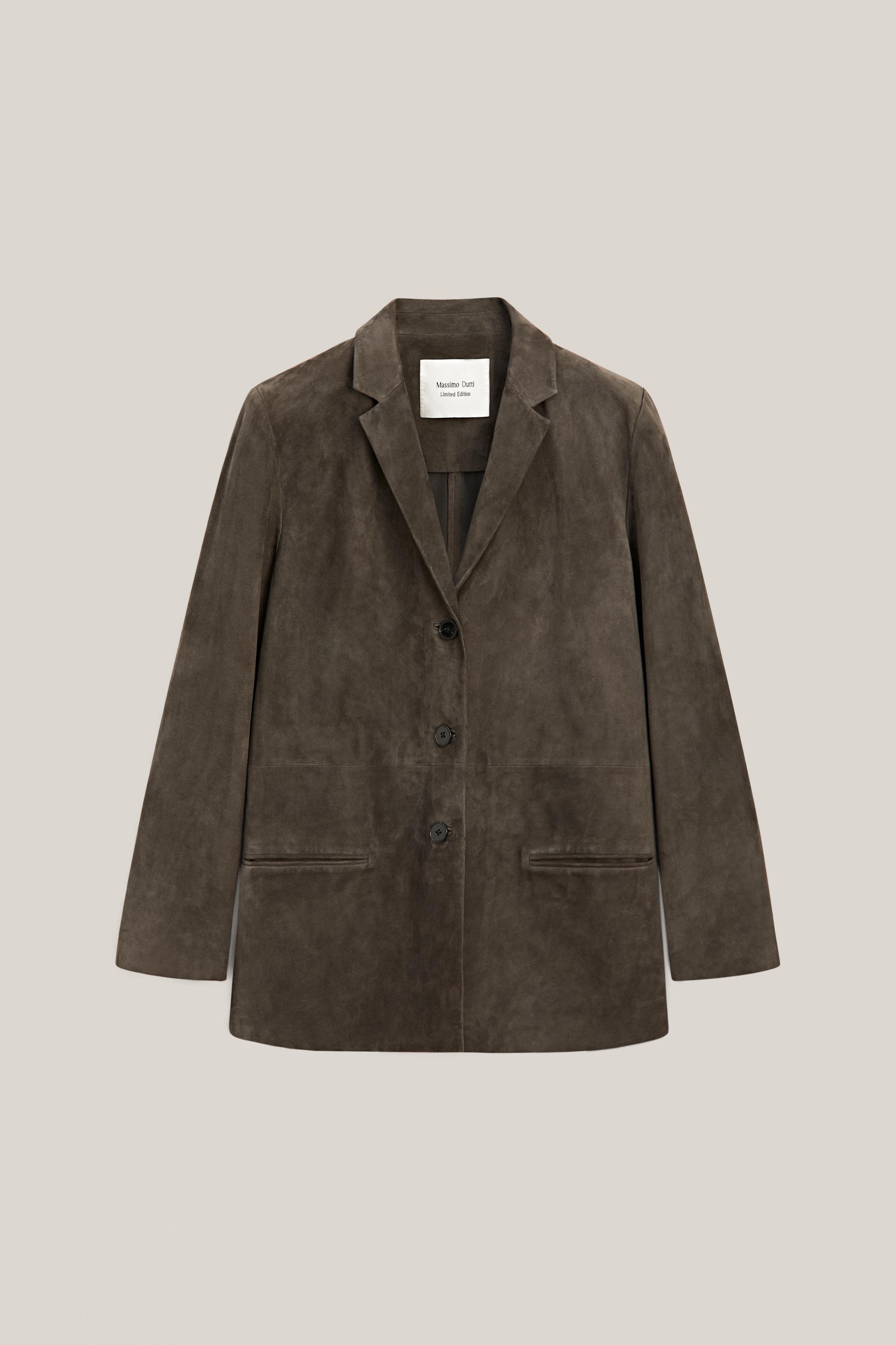 100% suede leather blazer - LIMITED EDITION